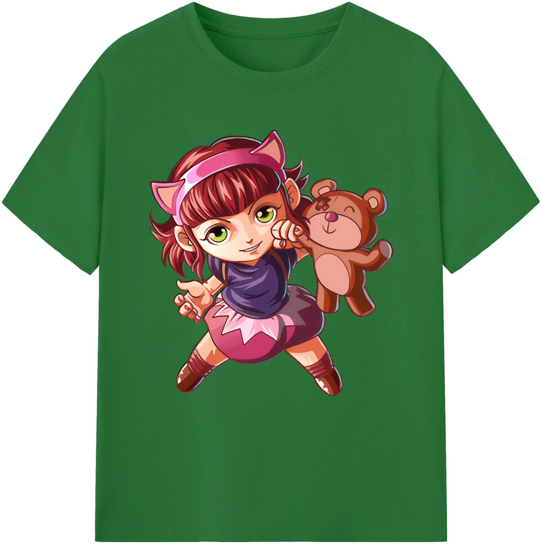 リーグ・オブ・レジェンド League of Legends LOL 綿100％半袖Tシャツ（フロントプリント）