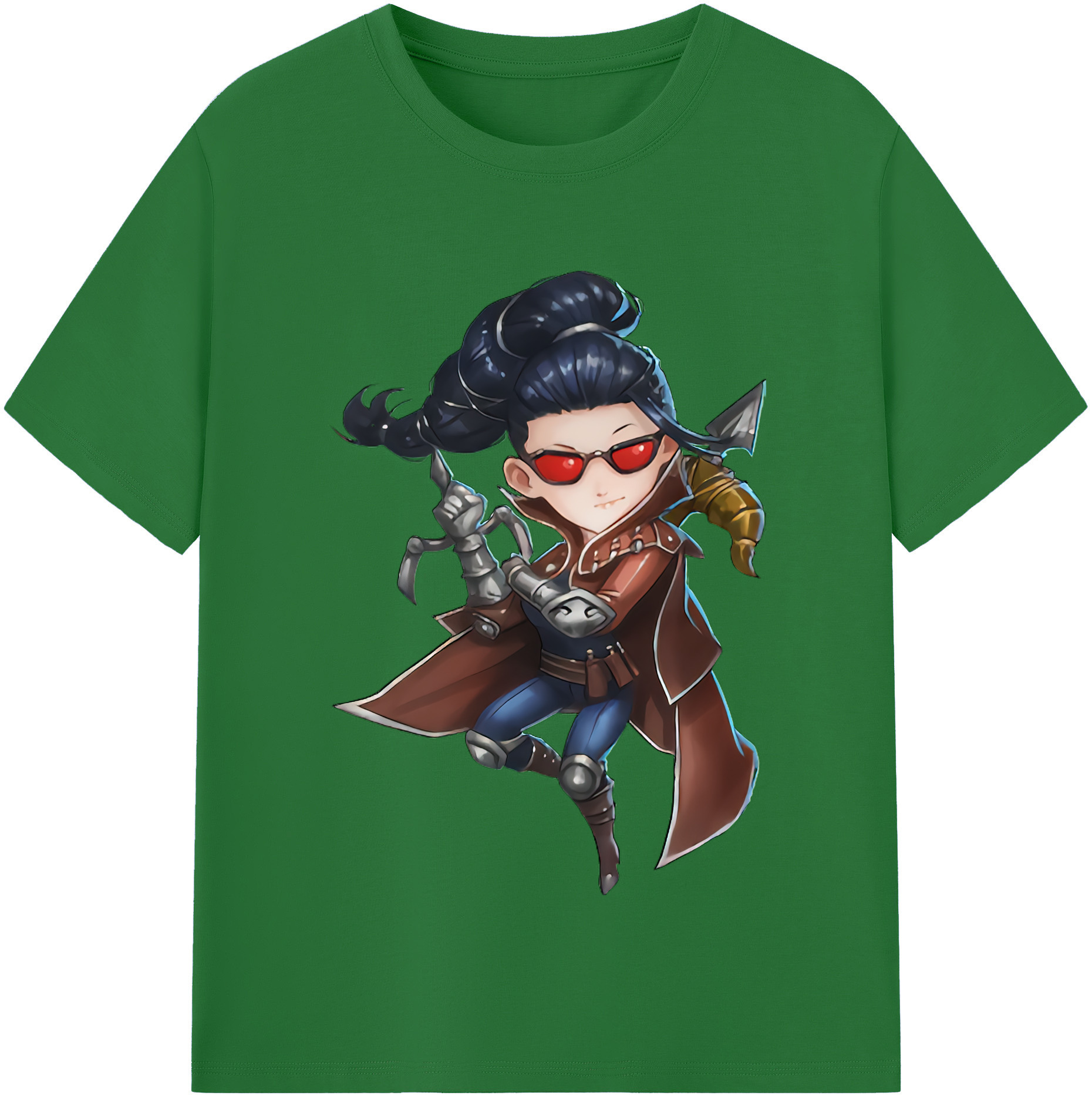 リーグ・オブ・レジェンド League of Legends LOL 綿100％半袖Tシャツ（フロントプリント）