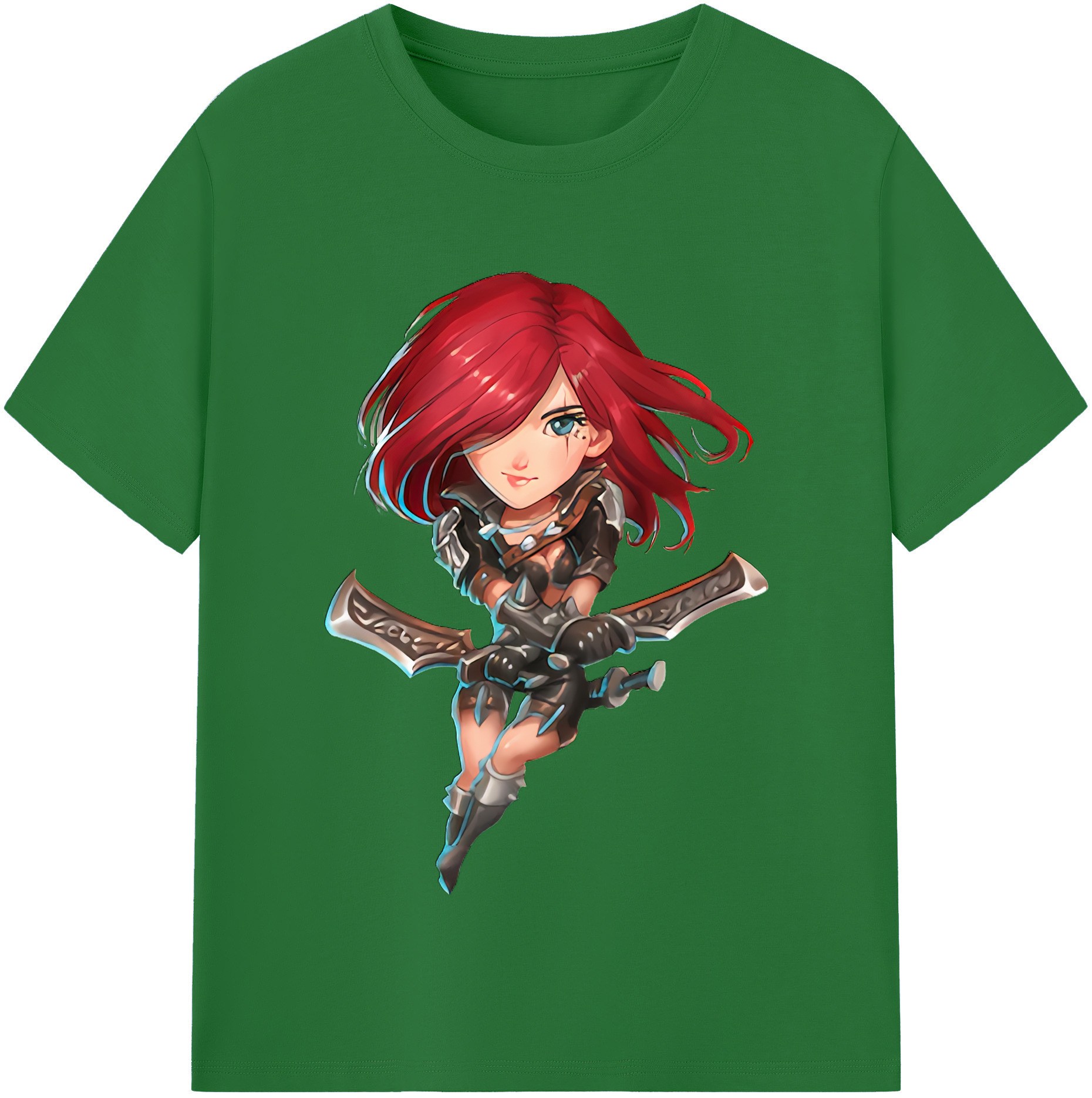 リーグ・オブ・レジェンド League of Legends LOL 綿100％半袖Tシャツ（フロントプリント）