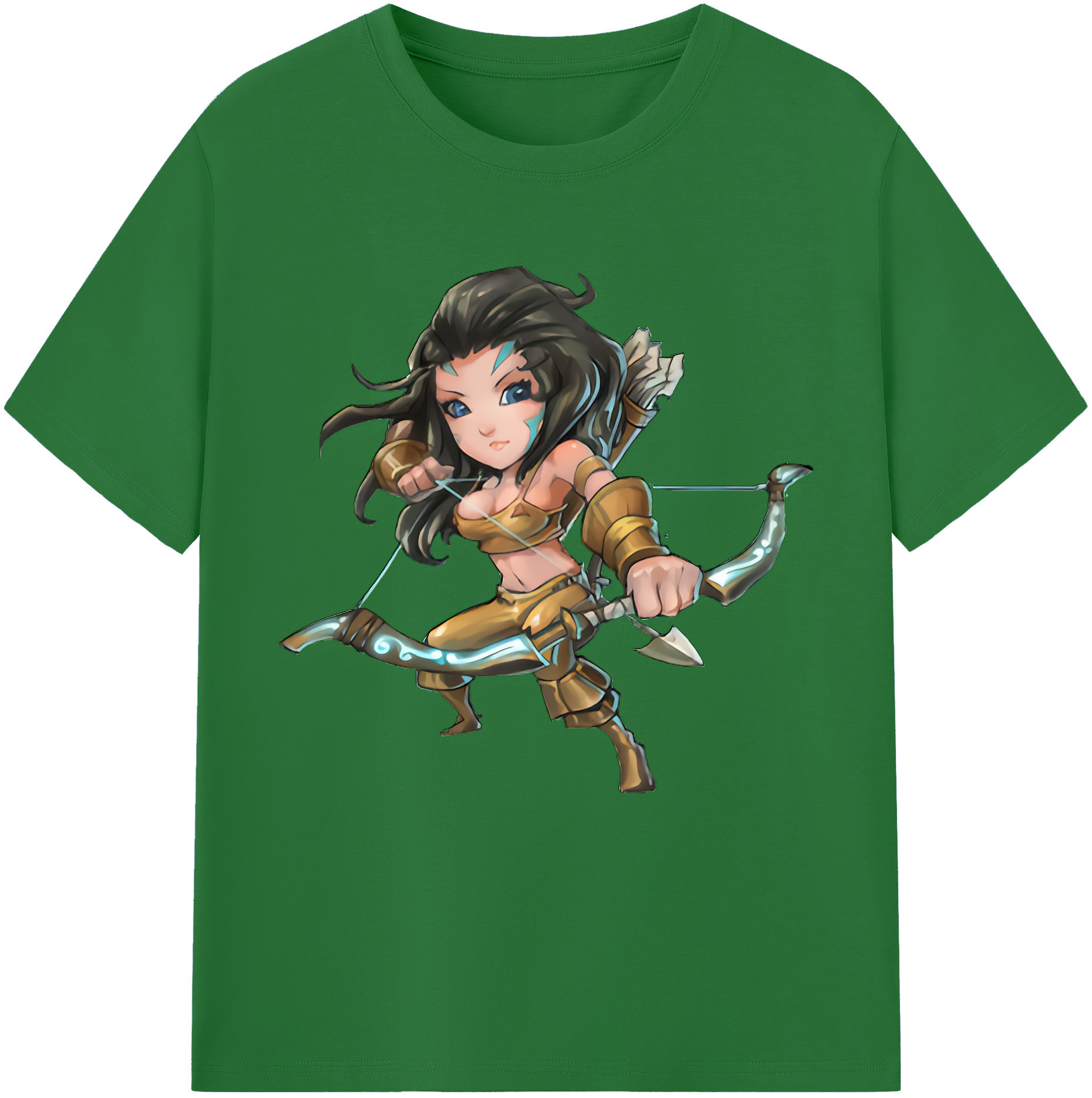 リーグ・オブ・レジェンド League of Legends LOL 綿100％半袖Tシャツ（フロントプリント）