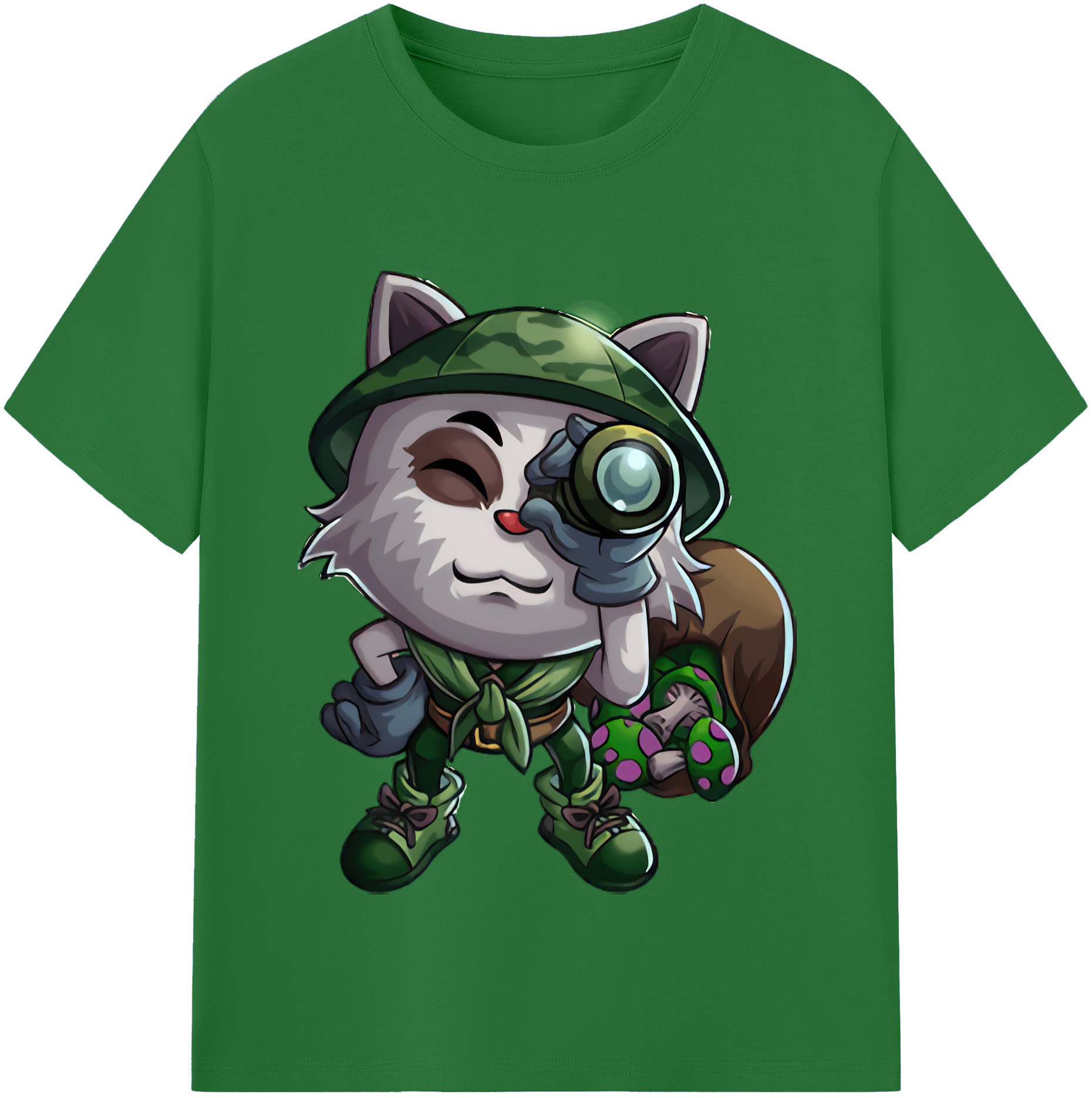リーグ・オブ・レジェンド League of Legends LOL 綿100％半袖Tシャツ（フロントプリント）