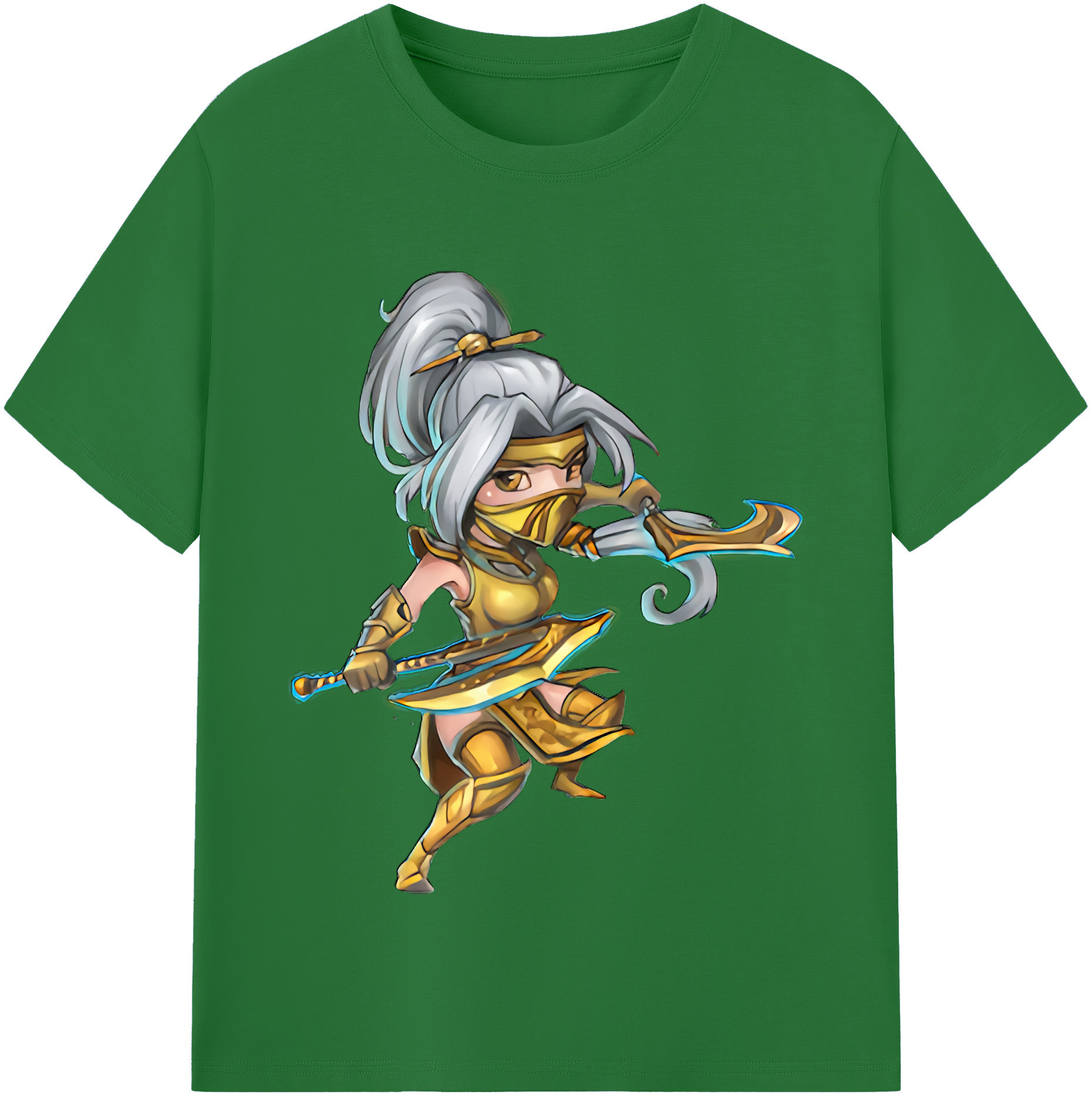 リーグ・オブ・レジェンド League of Legends LOL 綿100％半袖Tシャツ（フロントプリント）