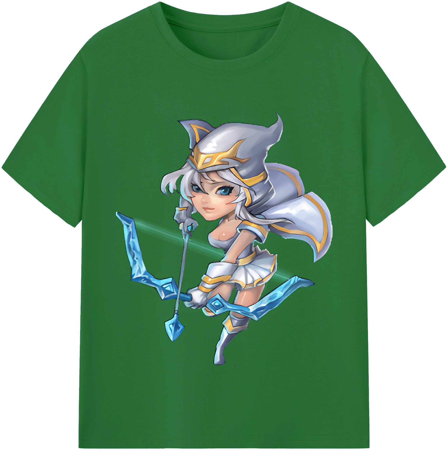 リーグ・オブ・レジェンド League of Legends LOL 綿100％半袖Tシャツ（フロントプリント）