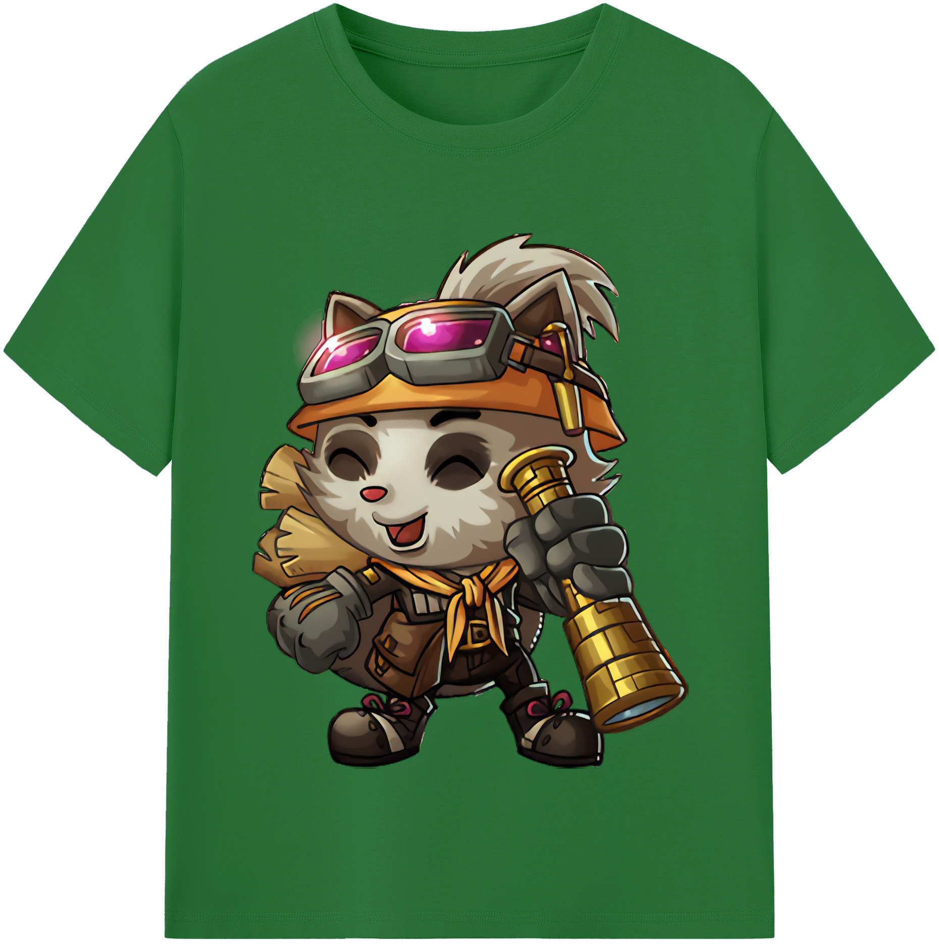 リーグ・オブ・レジェンド League of Legends LOL 綿100％半袖Tシャツ（フロントプリント）