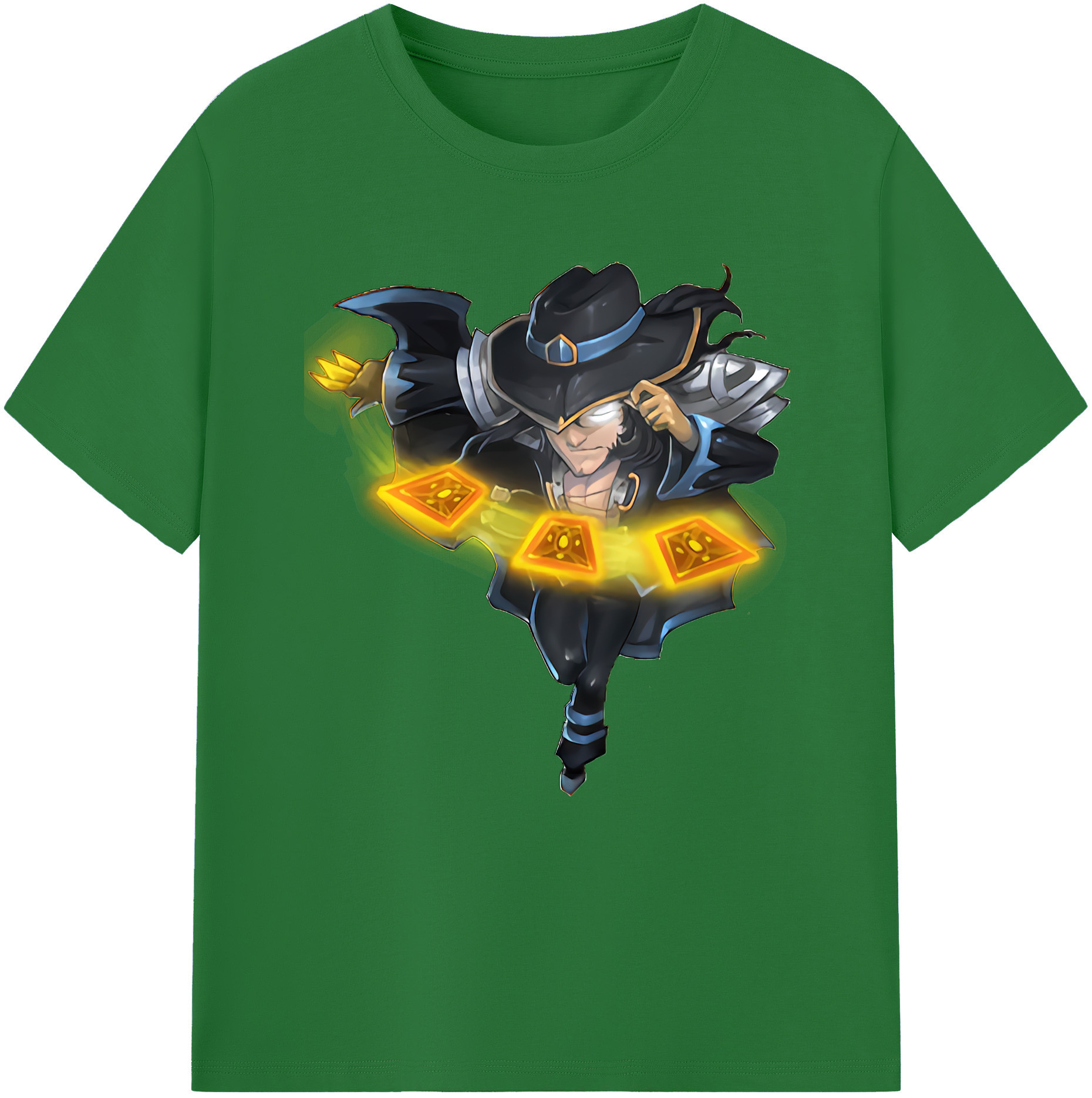 リーグ・オブ・レジェンド League of Legends LOL 綿100％半袖Tシャツ（フロントプリント）