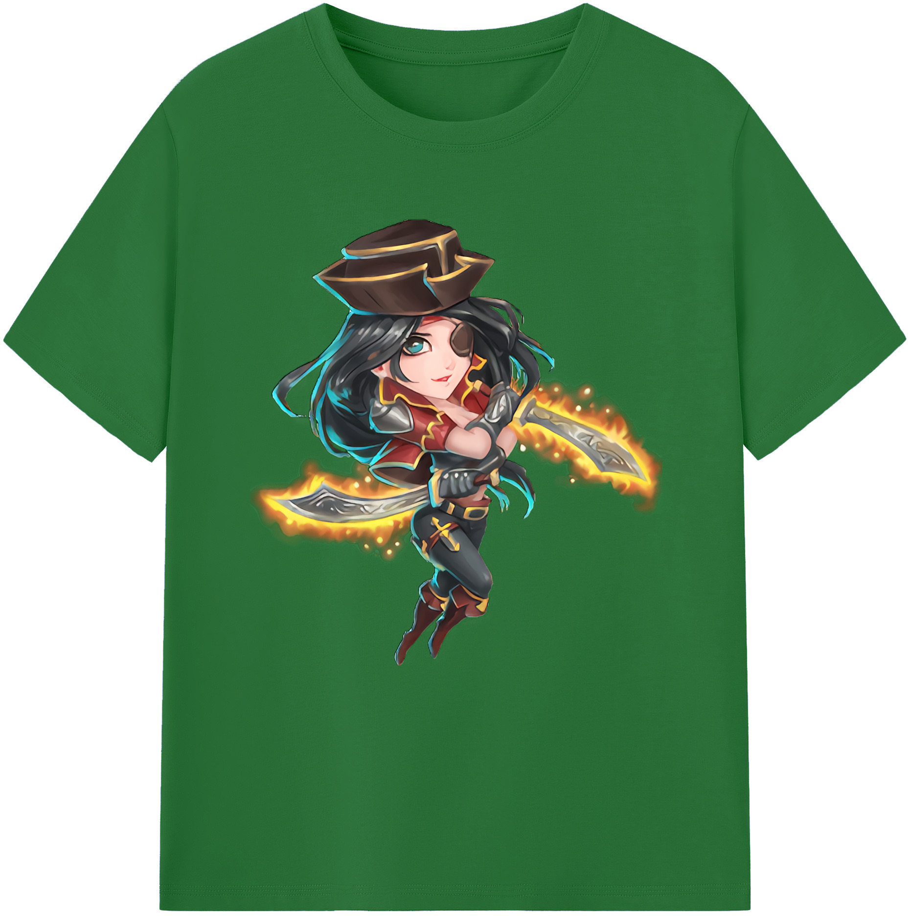 リーグ・オブ・レジェンド League of Legends LOL 綿100％半袖Tシャツ（フロントプリント）