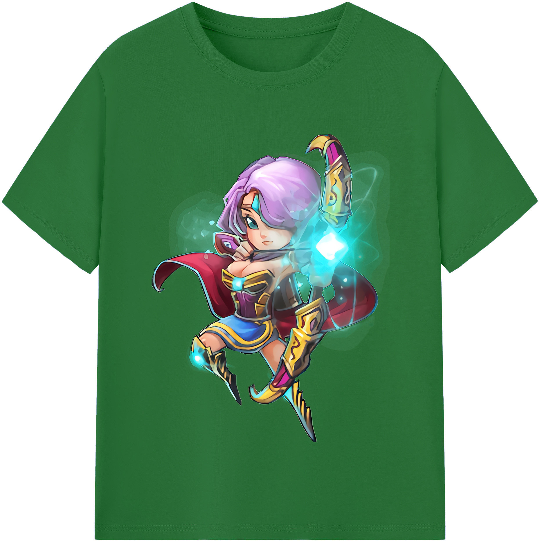 リーグ・オブ・レジェンド League of Legends LOL 綿100％半袖Tシャツ（フロントプリント）