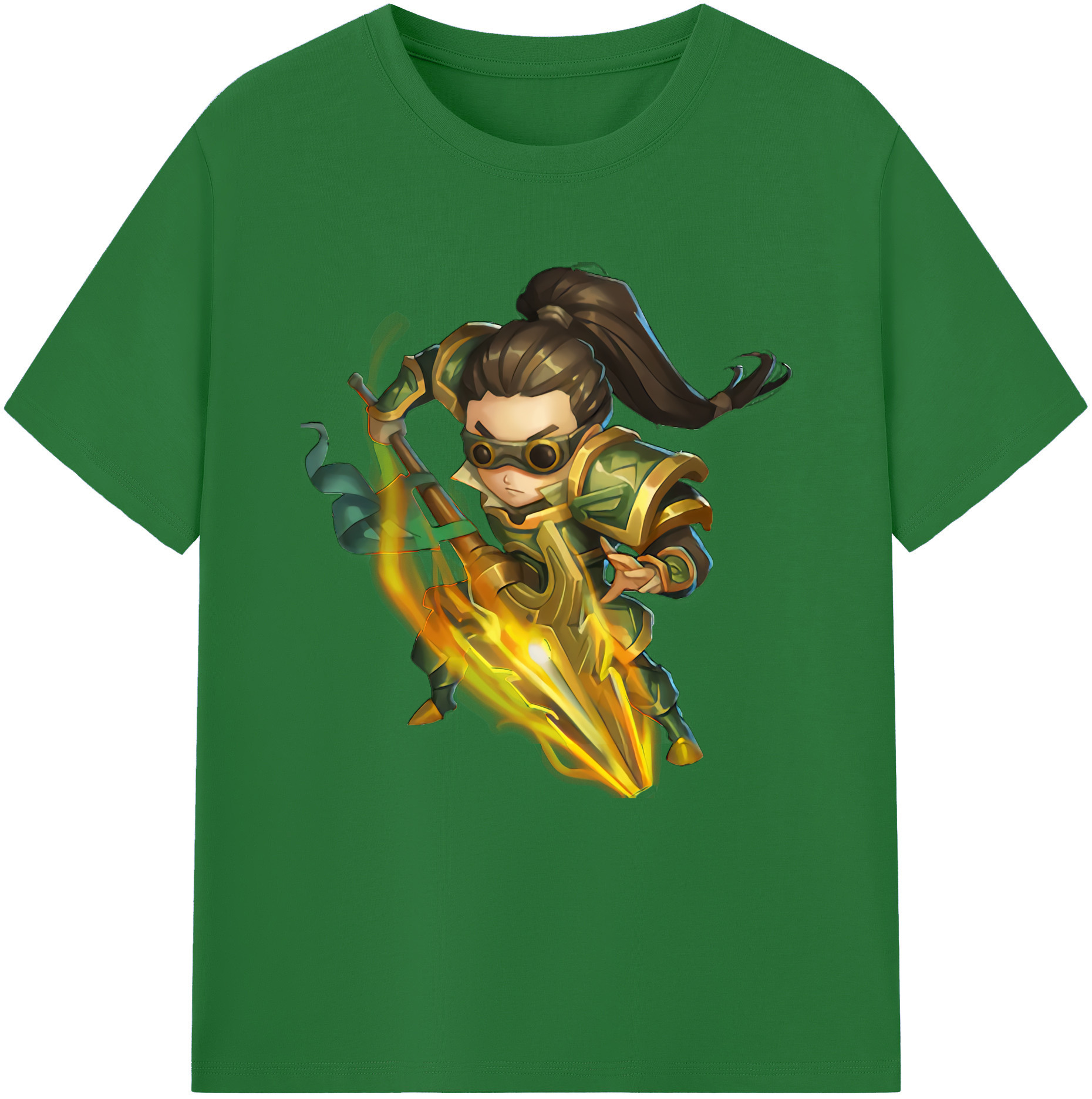 リーグ・オブ・レジェンド League of Legends LOL 綿100％半袖Tシャツ（フロントプリント）