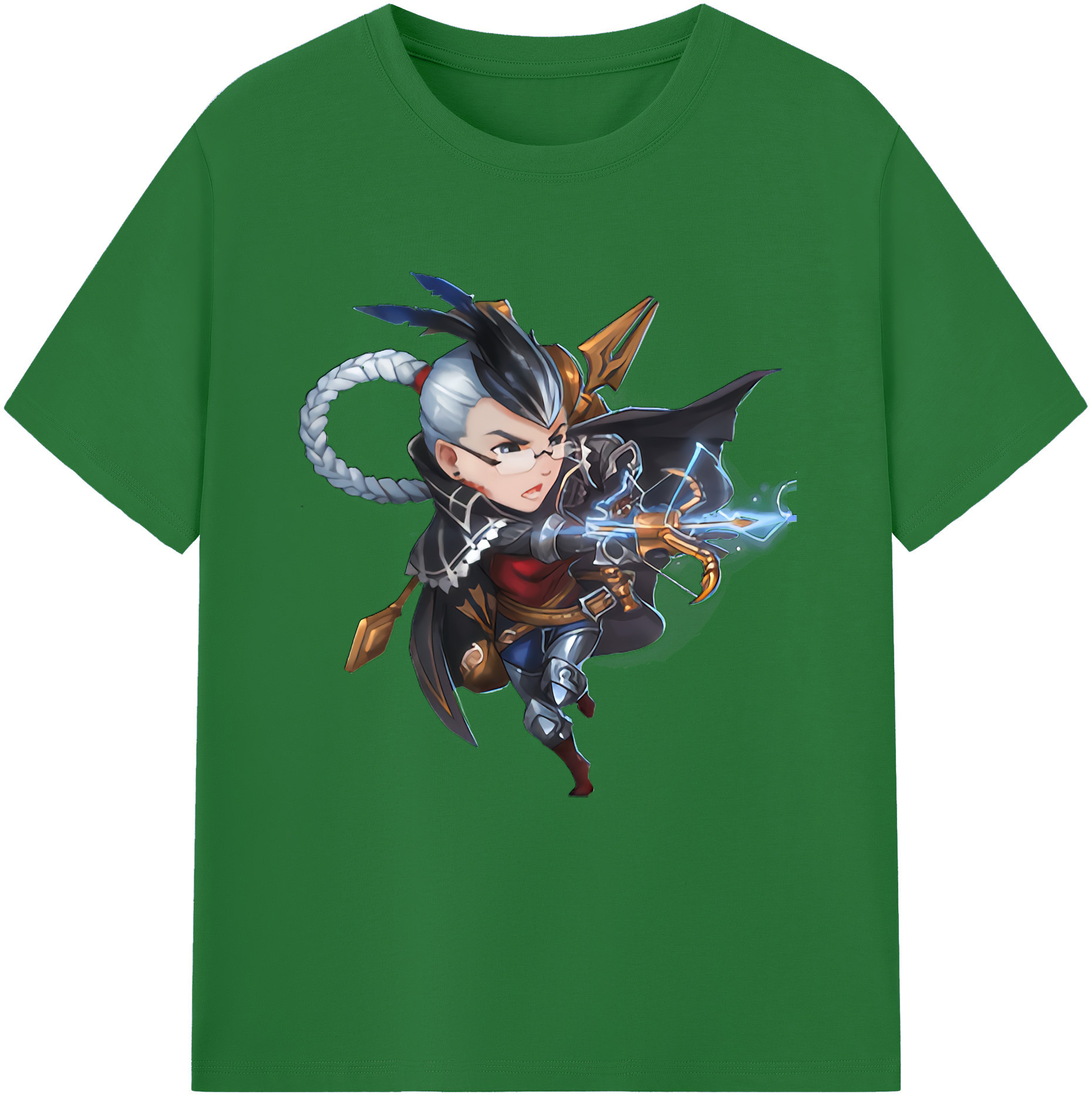 リーグ・オブ・レジェンド League of Legends LOL 綿100％半袖Tシャツ（フロントプリント）