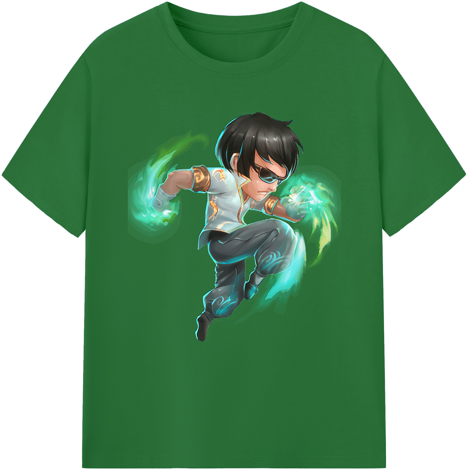 （画像用） リーグ・オブ・レジェンド League of Legends LOL 綿100％半袖Tシャツ（フロントプリント）