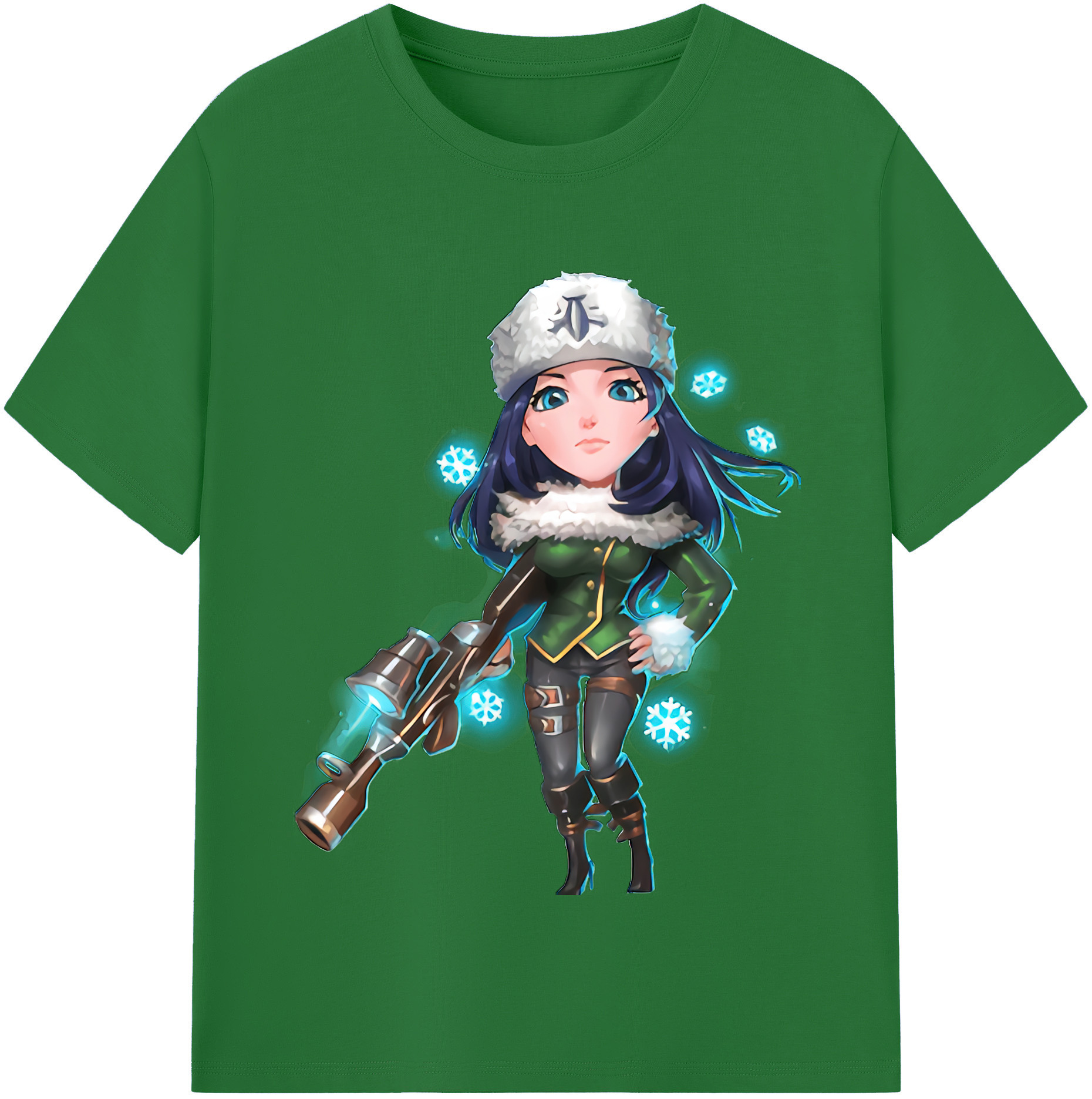 リーグ・オブ・レジェンド League of Legends LOL 綿100％半袖Tシャツ（フロントプリント）