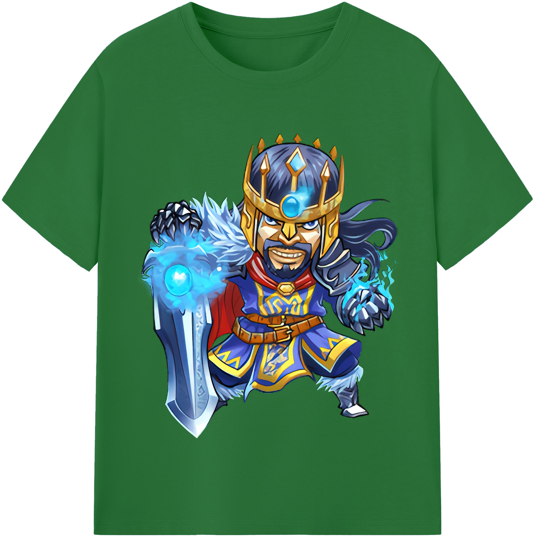 リーグ・オブ・レジェンド League of Legends LOL 綿100％半袖Tシャツ（フロントプリント）