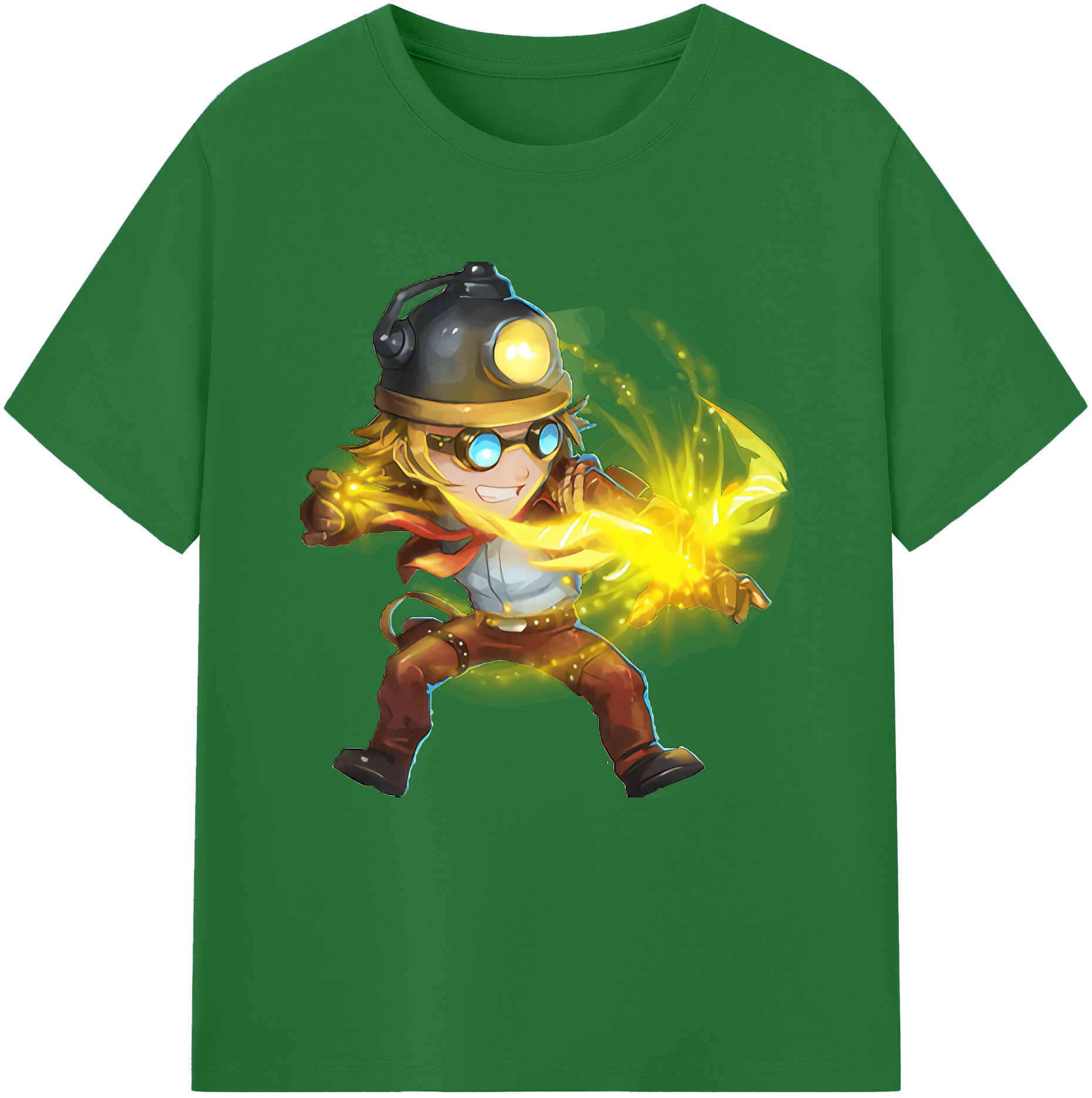 リーグ・オブ・レジェンド League of Legends LOL 綿100％半袖Tシャツ（フロントプリント）