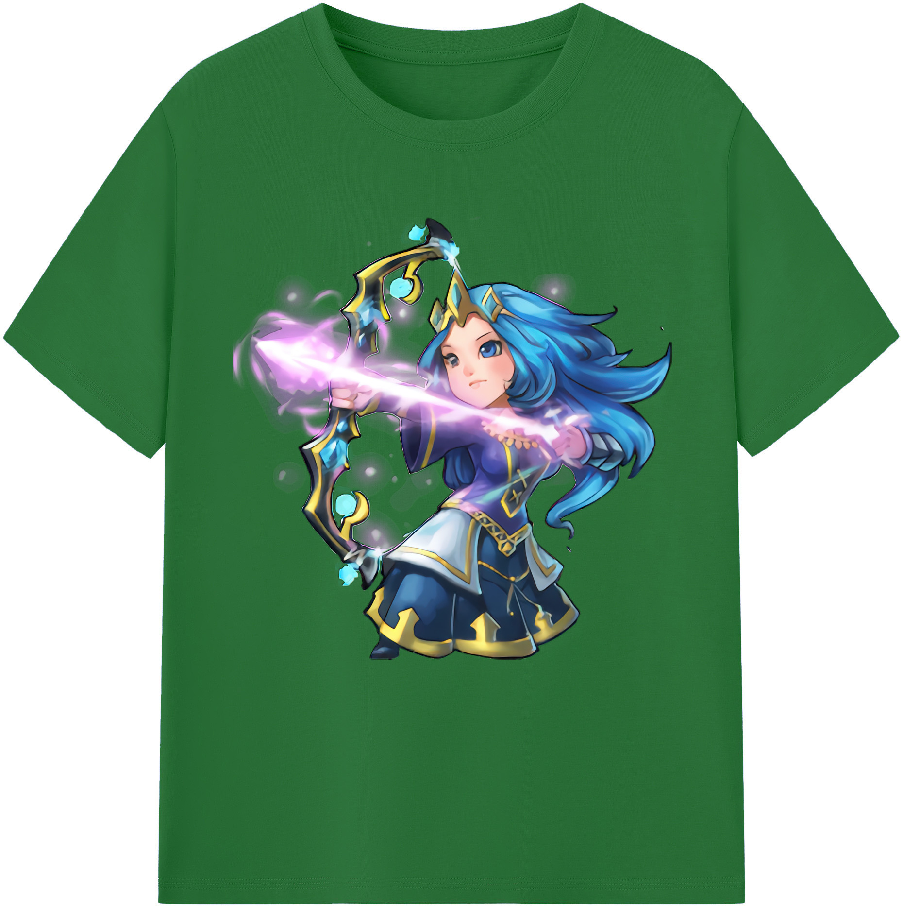 リーグ・オブ・レジェンド League of Legends LOL 綿100％半袖Tシャツ（フロントプリント）