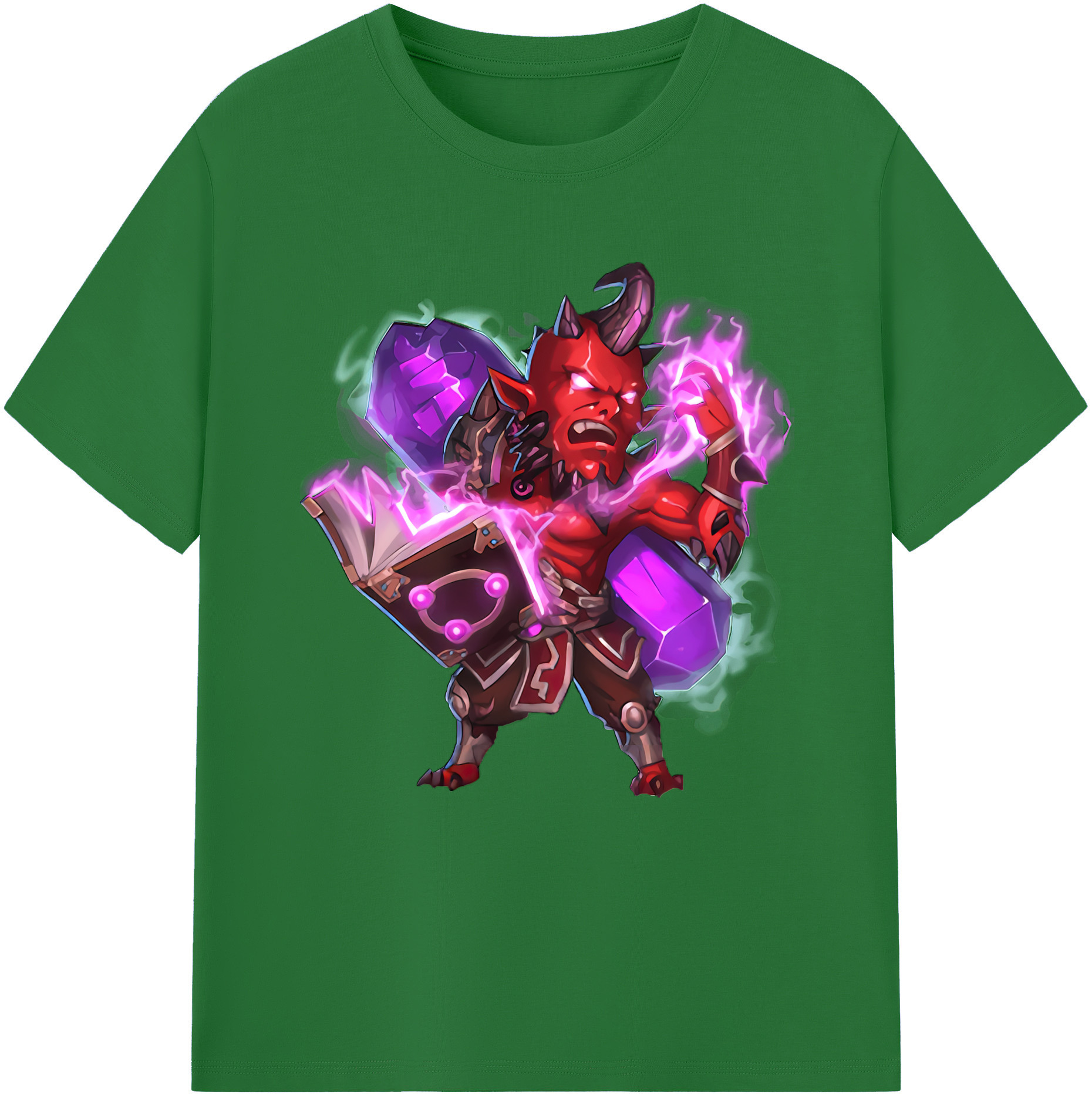 リーグ・オブ・レジェンド League of Legends LOL 綿100％半袖Tシャツ（フロントプリント）