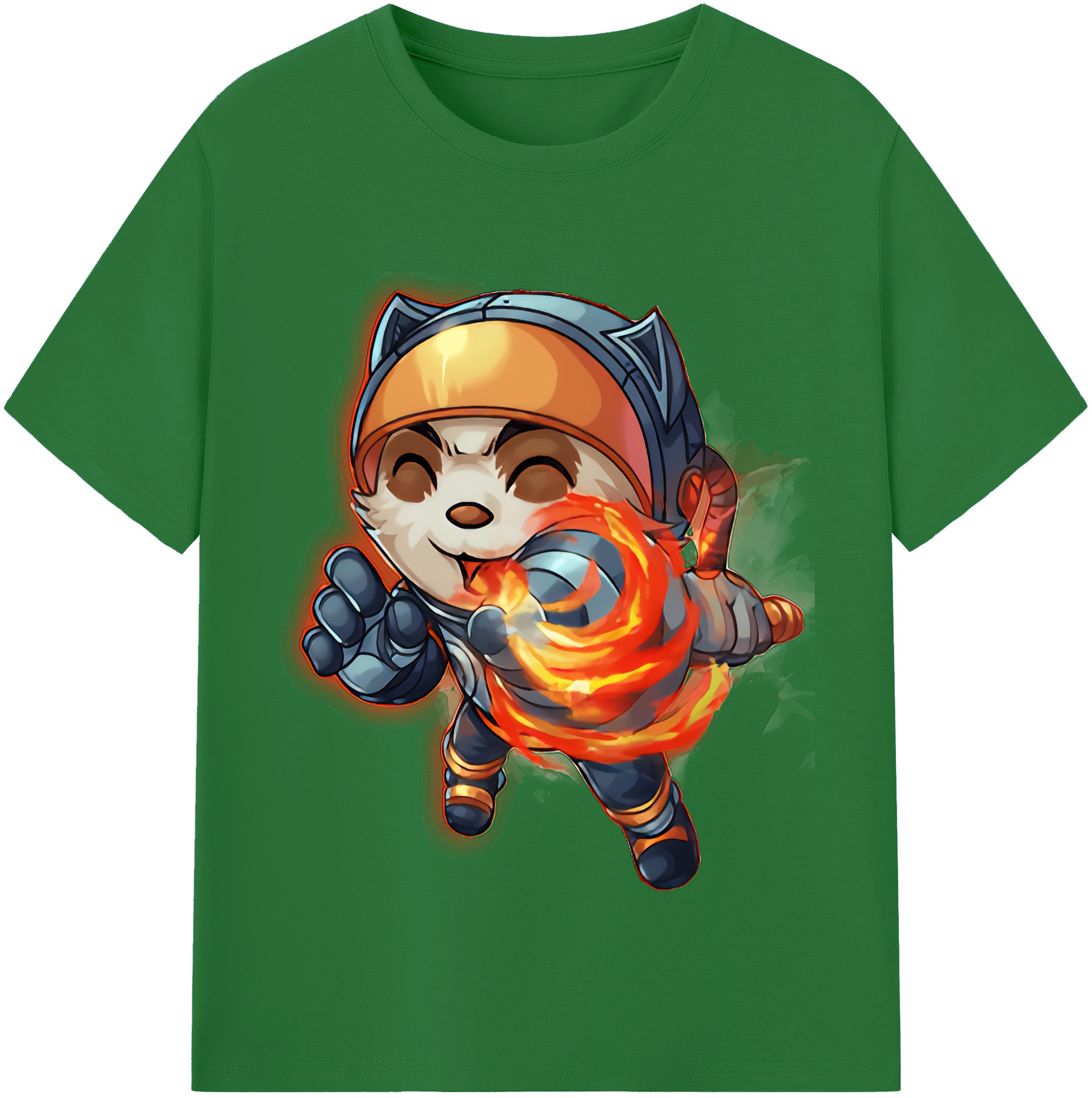 リーグ・オブ・レジェンド League of Legends LOL 綿100％半袖Tシャツ（フロントプリント）
