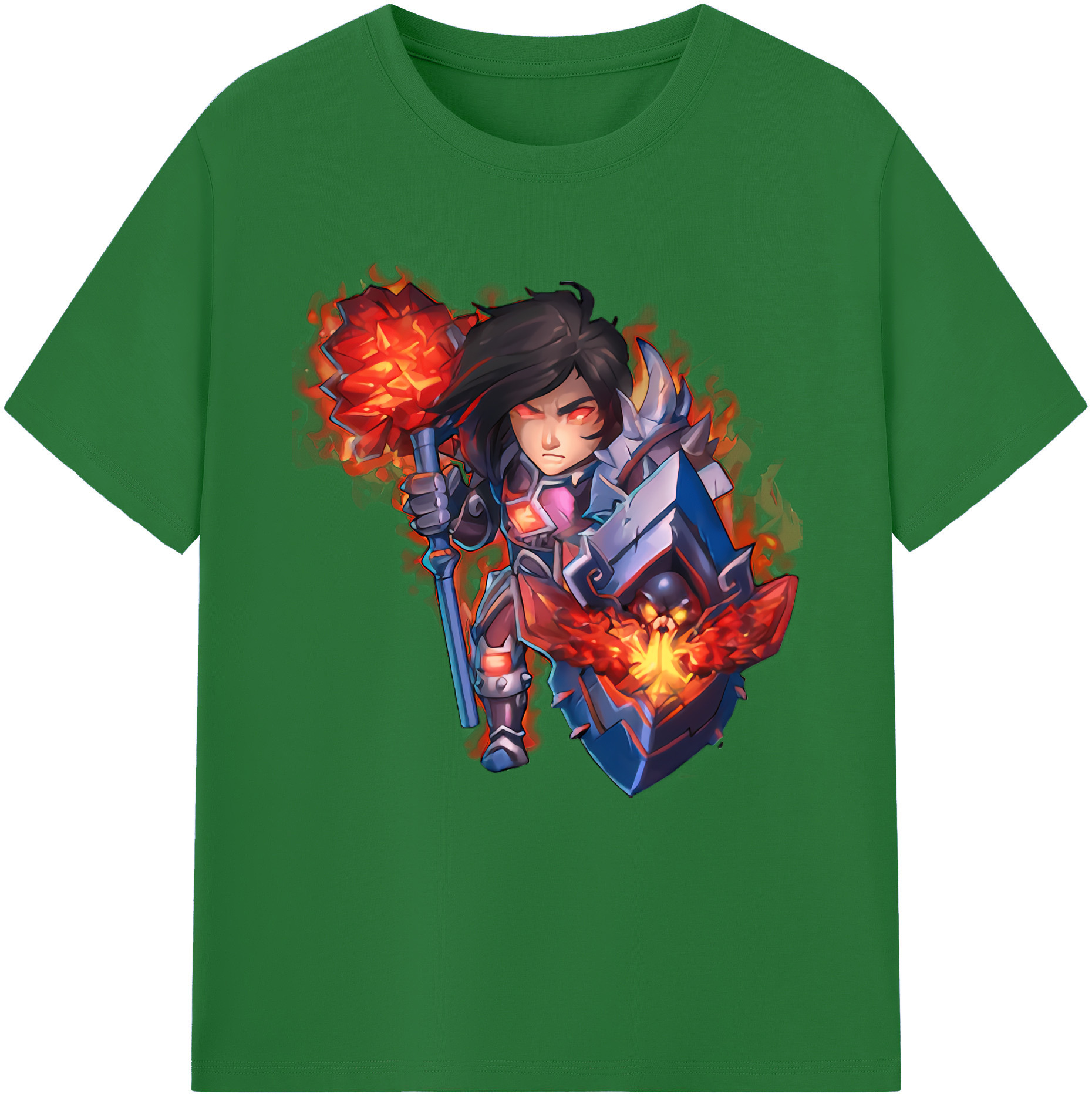 リーグ・オブ・レジェンド League of Legends LOL 綿100％半袖Tシャツ（フロントプリント）