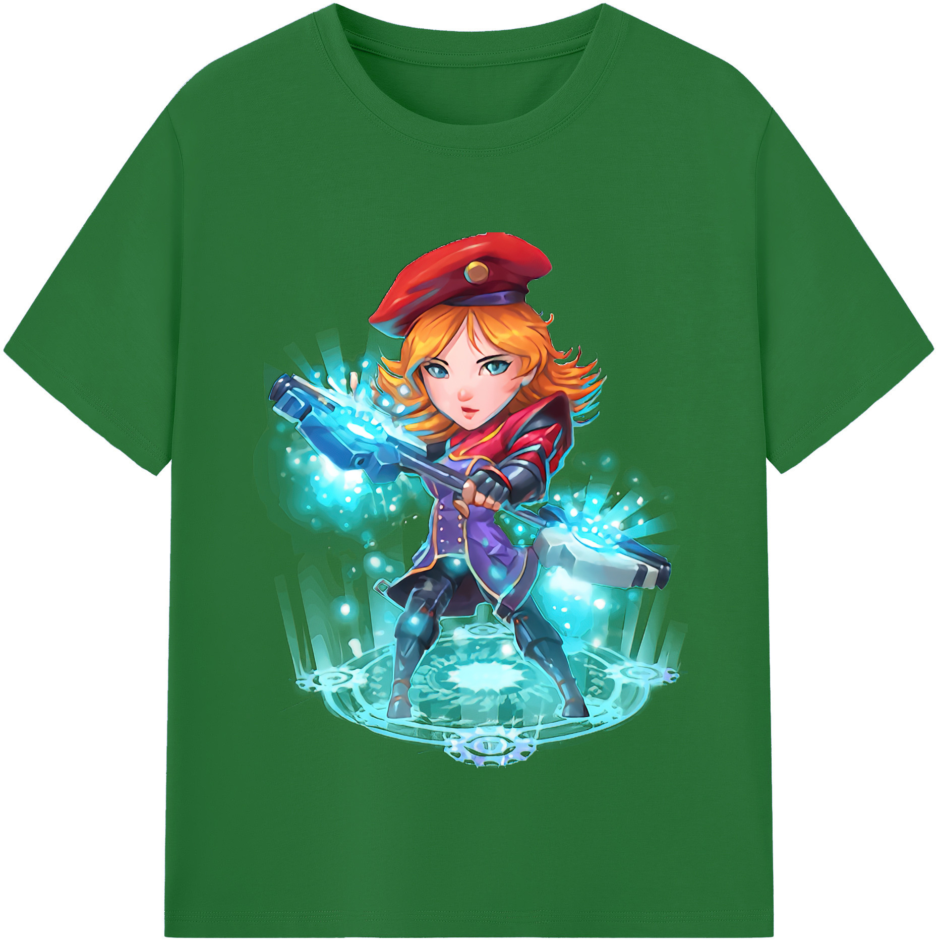 リーグ・オブ・レジェンド League of Legends LOL 綿100％半袖Tシャツ（フロントプリント）