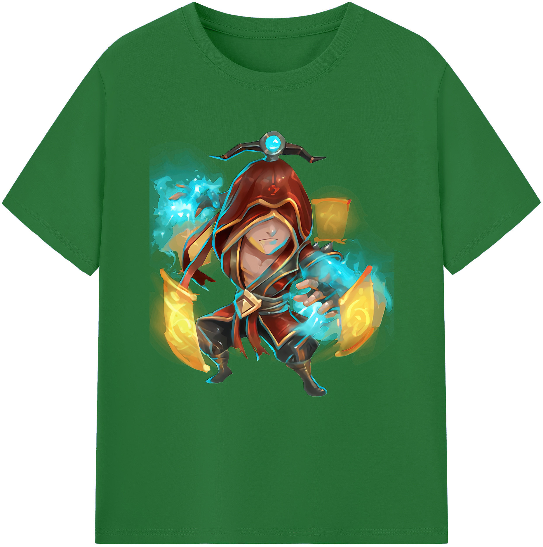 リーグ・オブ・レジェンド League of Legends LOL 綿100％半袖Tシャツ（フロントプリント）