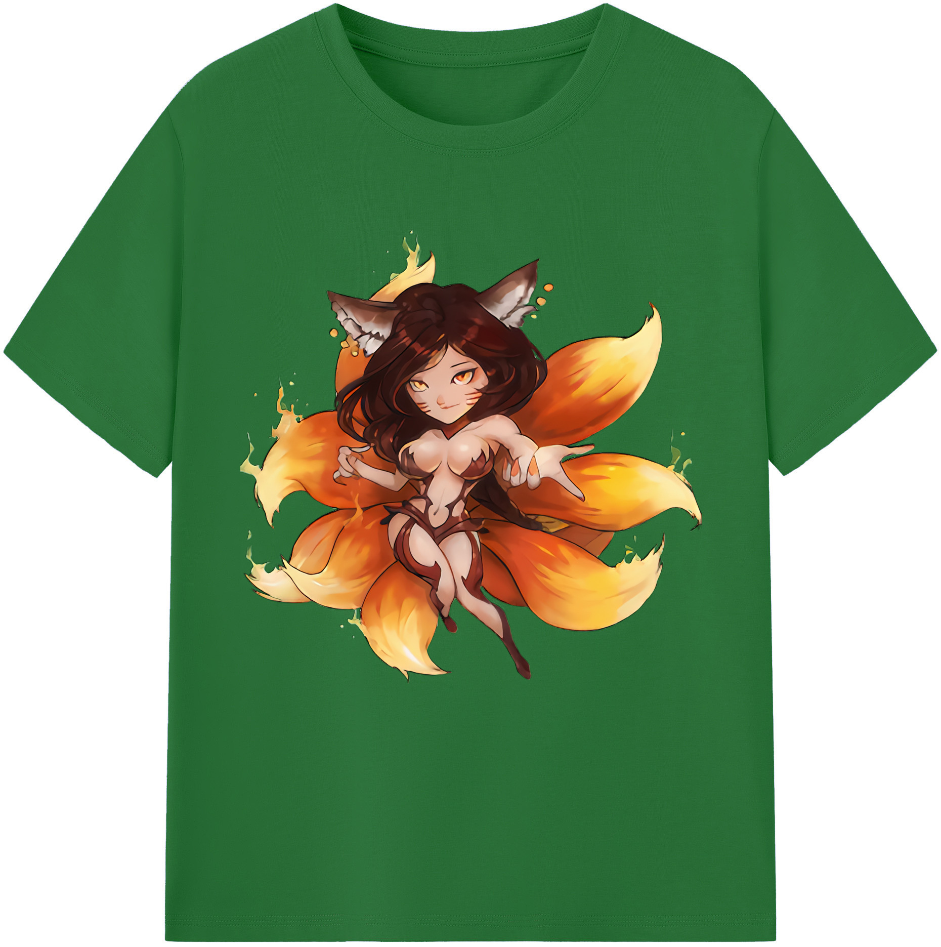 リーグ・オブ・レジェンド League of Legends LOL 綿100％半袖Tシャツ（フロントプリント）