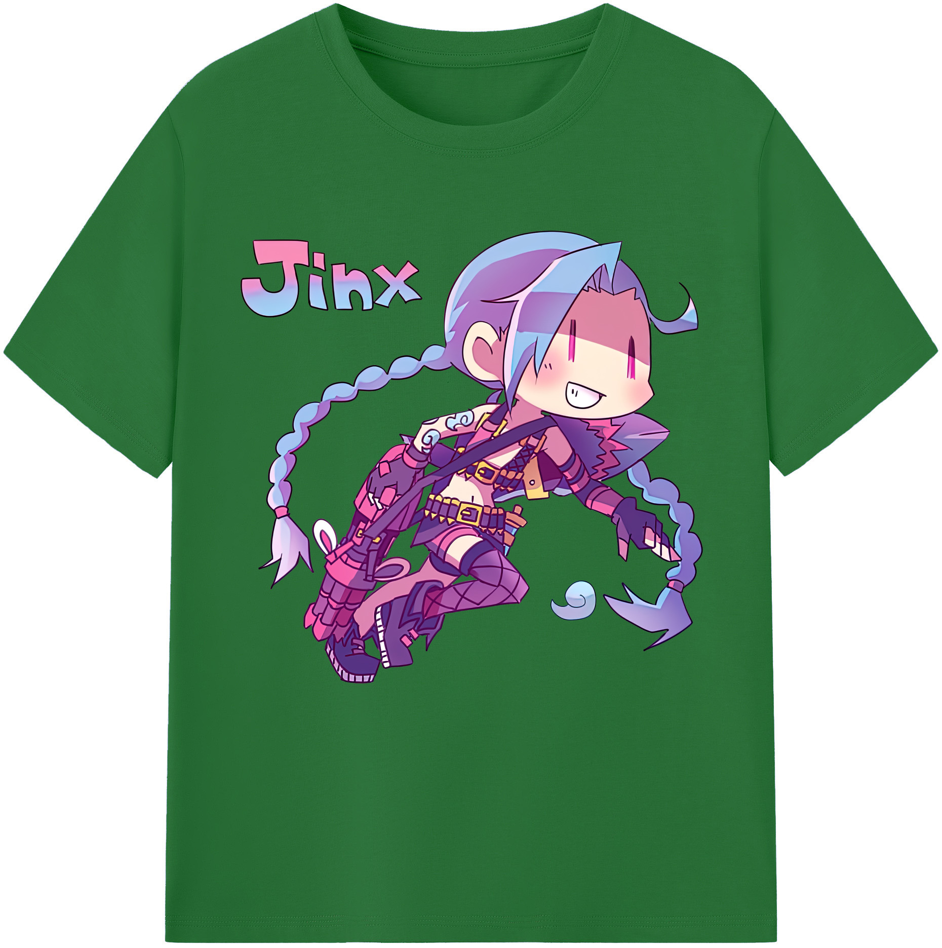 リーグ・オブ・レジェンド League of Legends LOL 綿100％半袖Tシャツ（フロントプリント）