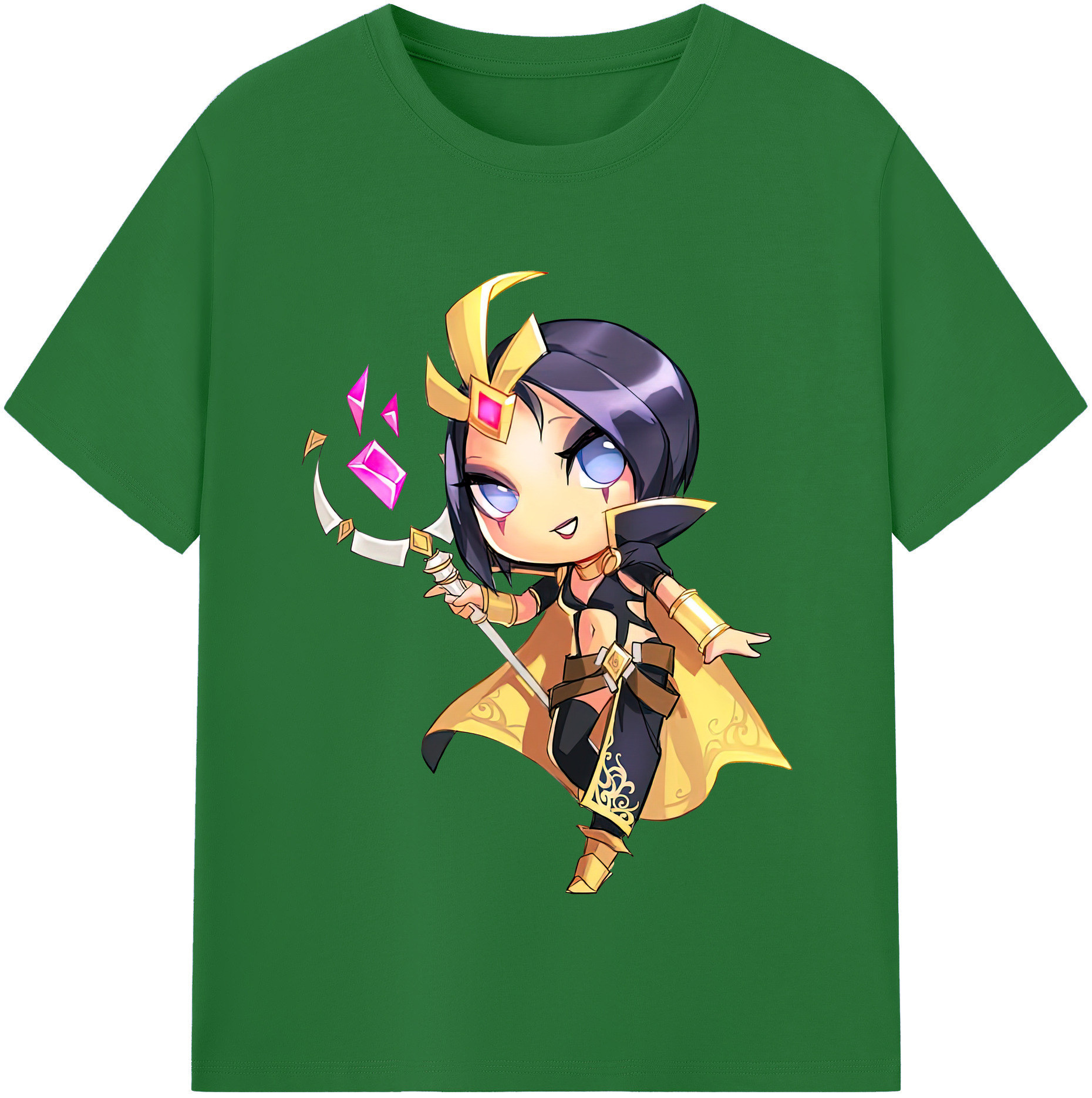 リーグ・オブ・レジェンド League of Legends LOL 綿100％半袖Tシャツ（フロントプリント）