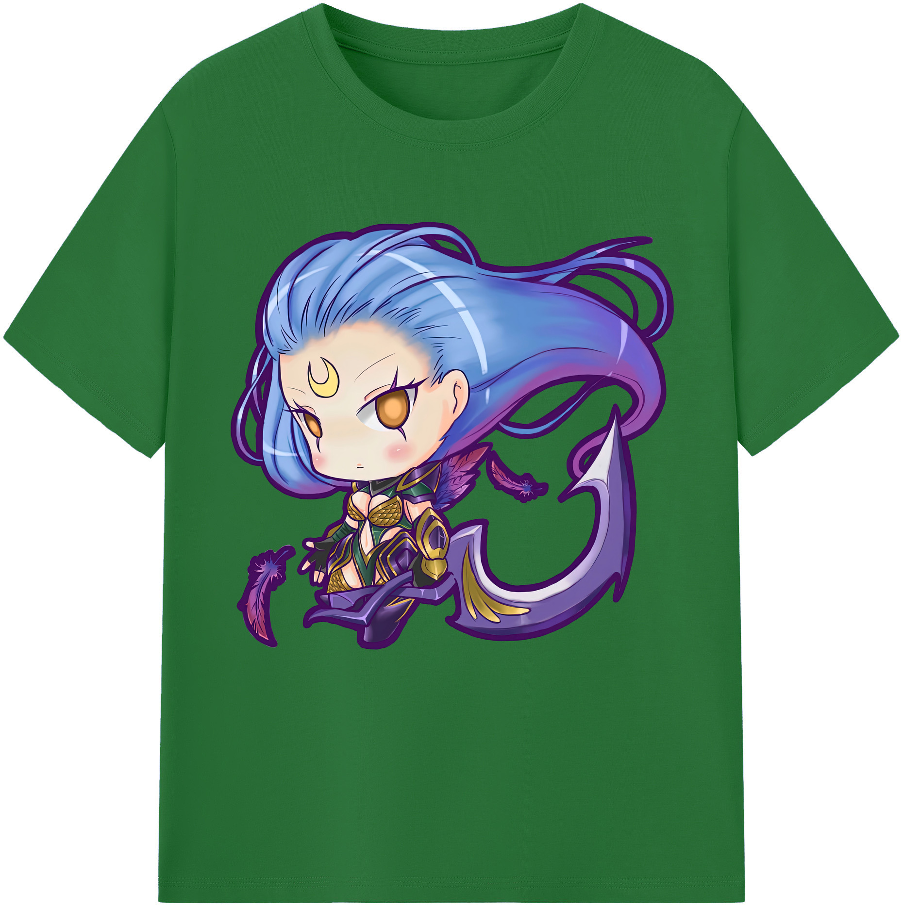 （画像用） リーグ・オブ・レジェンド League of Legends LOL 綿100％半袖Tシャツ（フロントプリント）