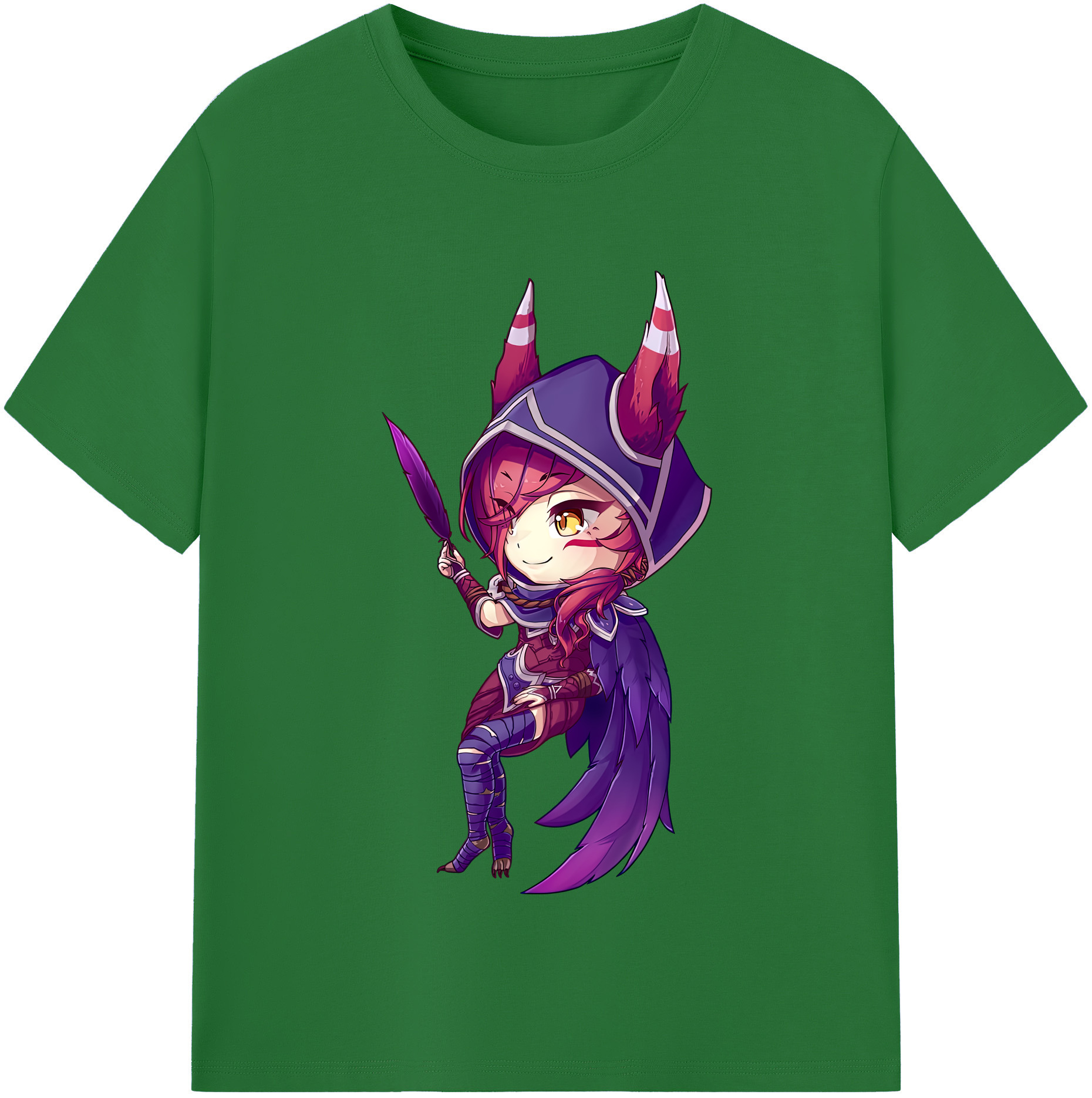 リーグ・オブ・レジェンド League of Legends LOL 綿100％半袖Tシャツ（フロントプリント）