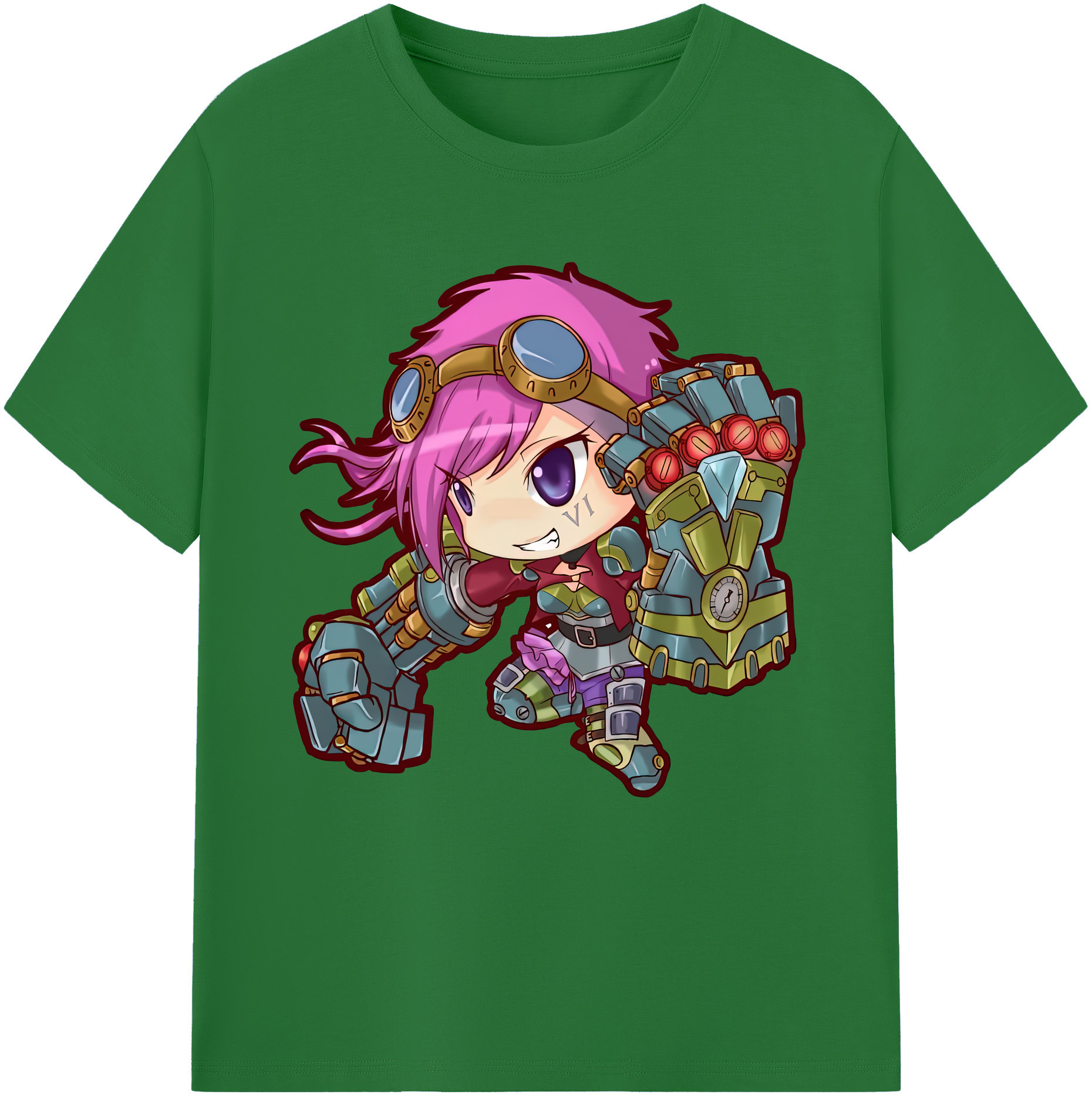 リーグ・オブ・レジェンド League of Legends LOL 綿100％半袖Tシャツ（フロントプリント）
