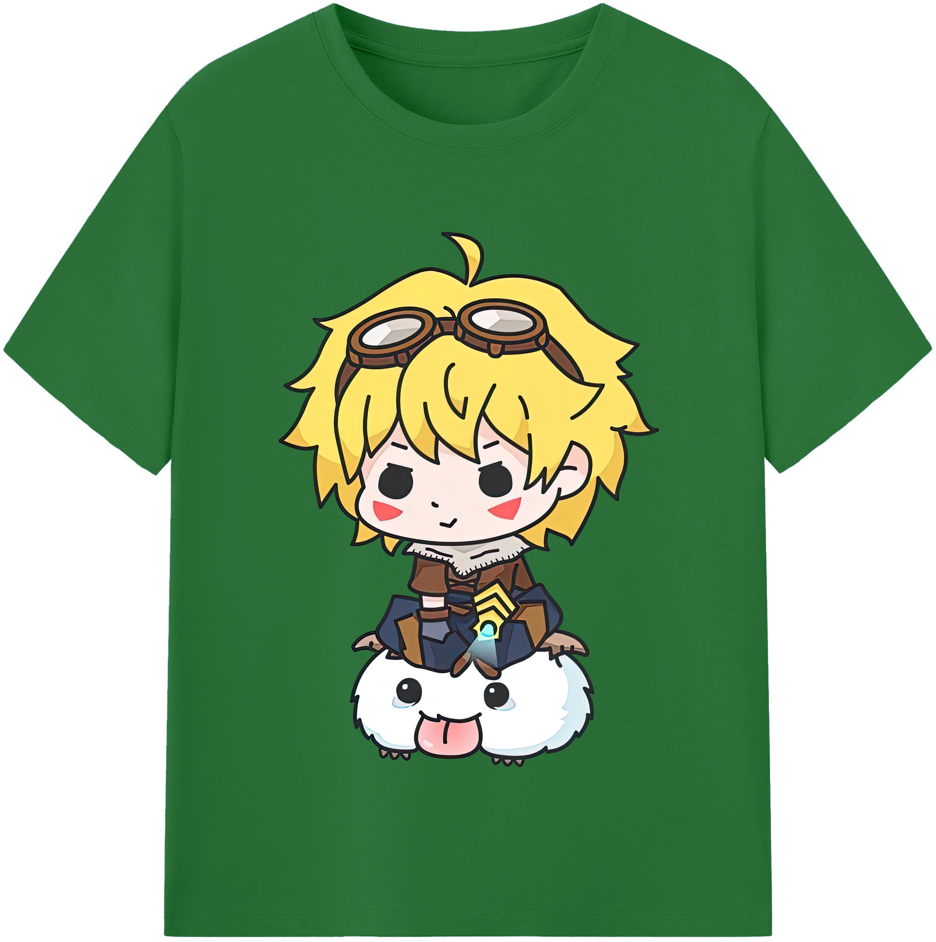 リーグ・オブ・レジェンド League of Legends LOL 綿100％半袖Tシャツ（フロントプリント）