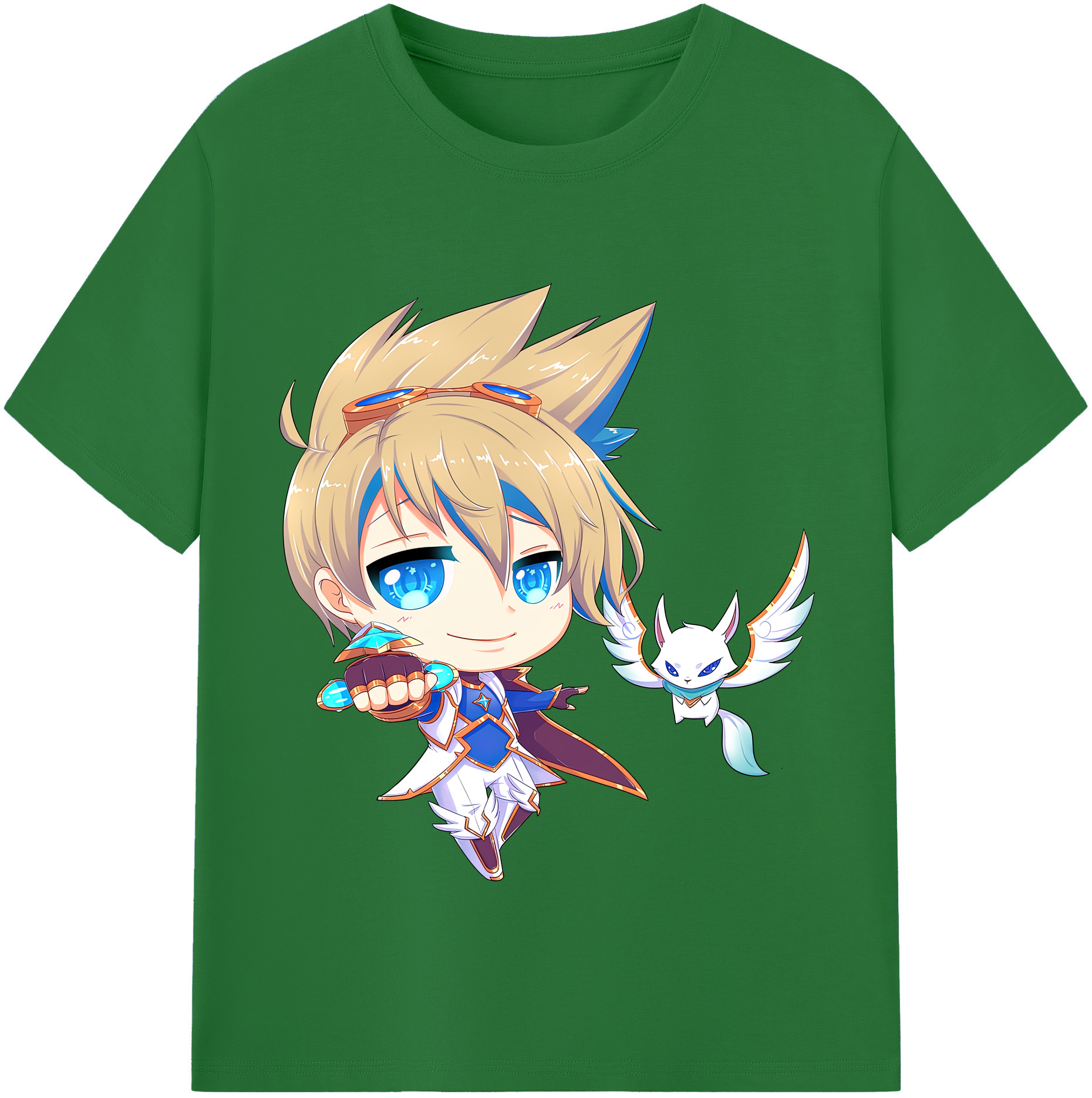 リーグ・オブ・レジェンド League of Legends LOL 綿100％半袖Tシャツ（フロントプリント）