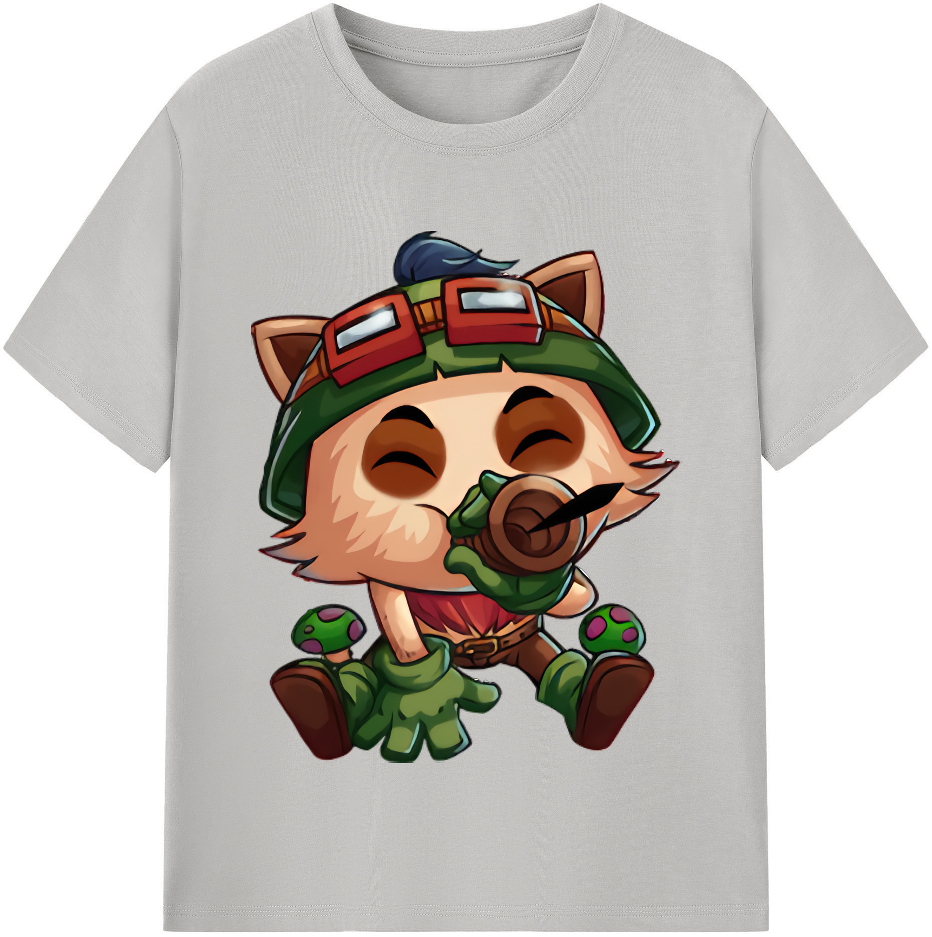 リーグ・オブ・レジェンド League of Legends LOL 綿100％半袖Tシャツ（フロントプリント）