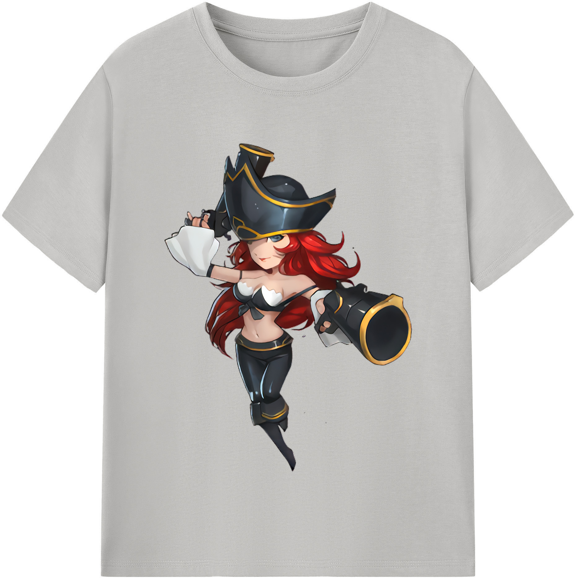 リーグ・オブ・レジェンド League of Legends LOL 綿100％半袖Tシャツ（フロントプリント）