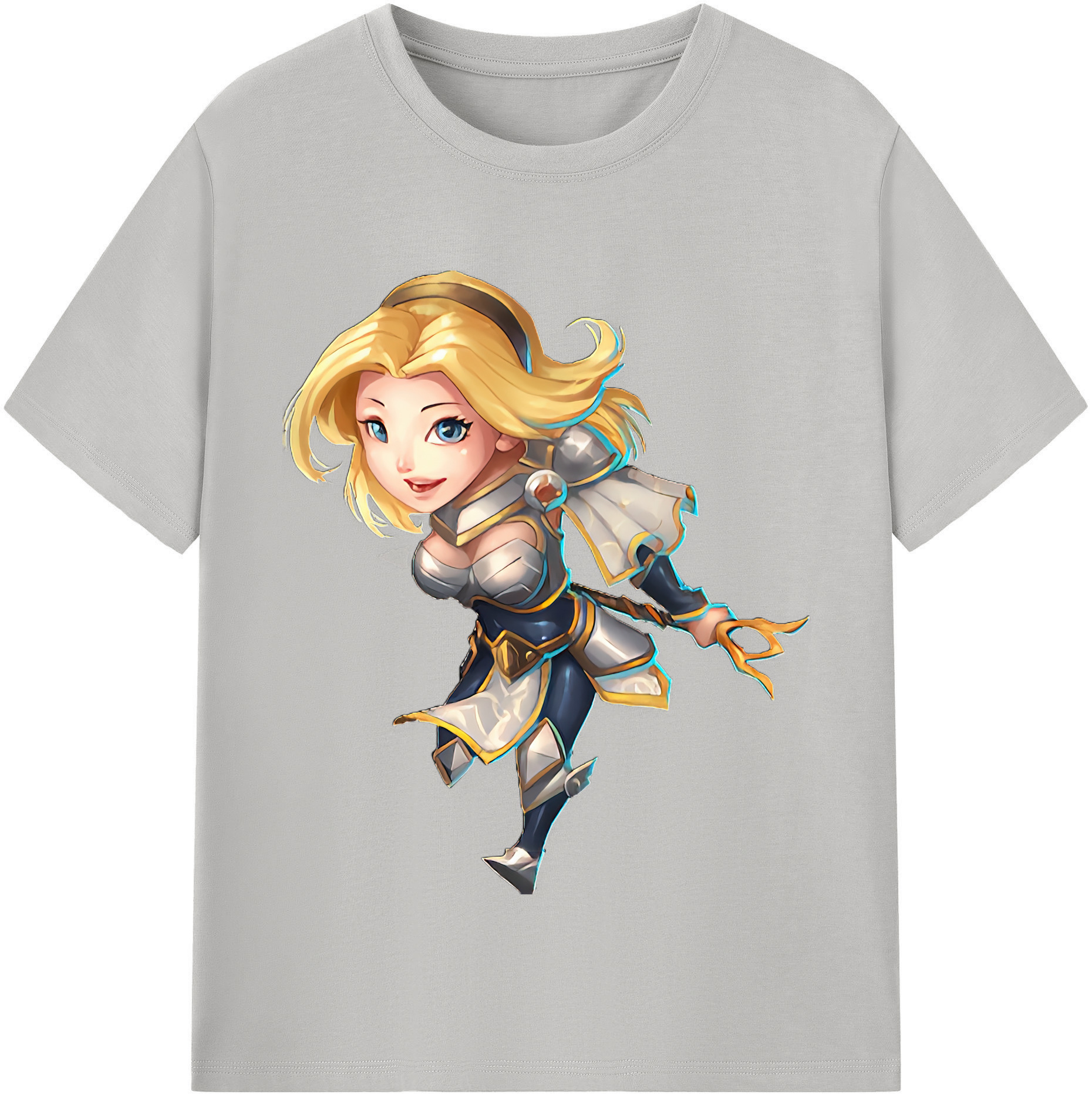リーグ・オブ・レジェンド League of Legends LOL 綿100％半袖Tシャツ（フロントプリント）