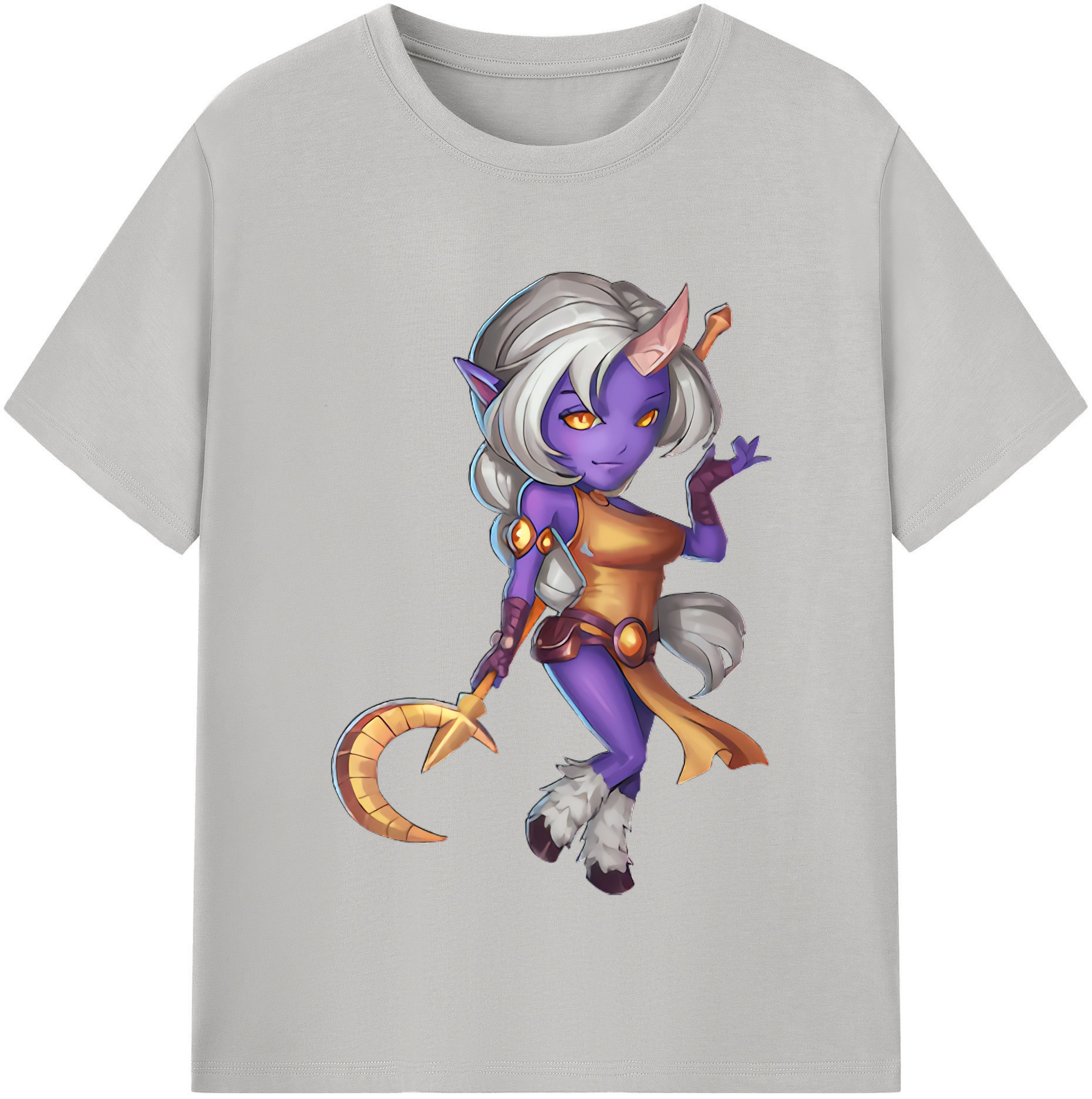 リーグ・オブ・レジェンド League of Legends LOL 綿100％半袖Tシャツ（フロントプリント）