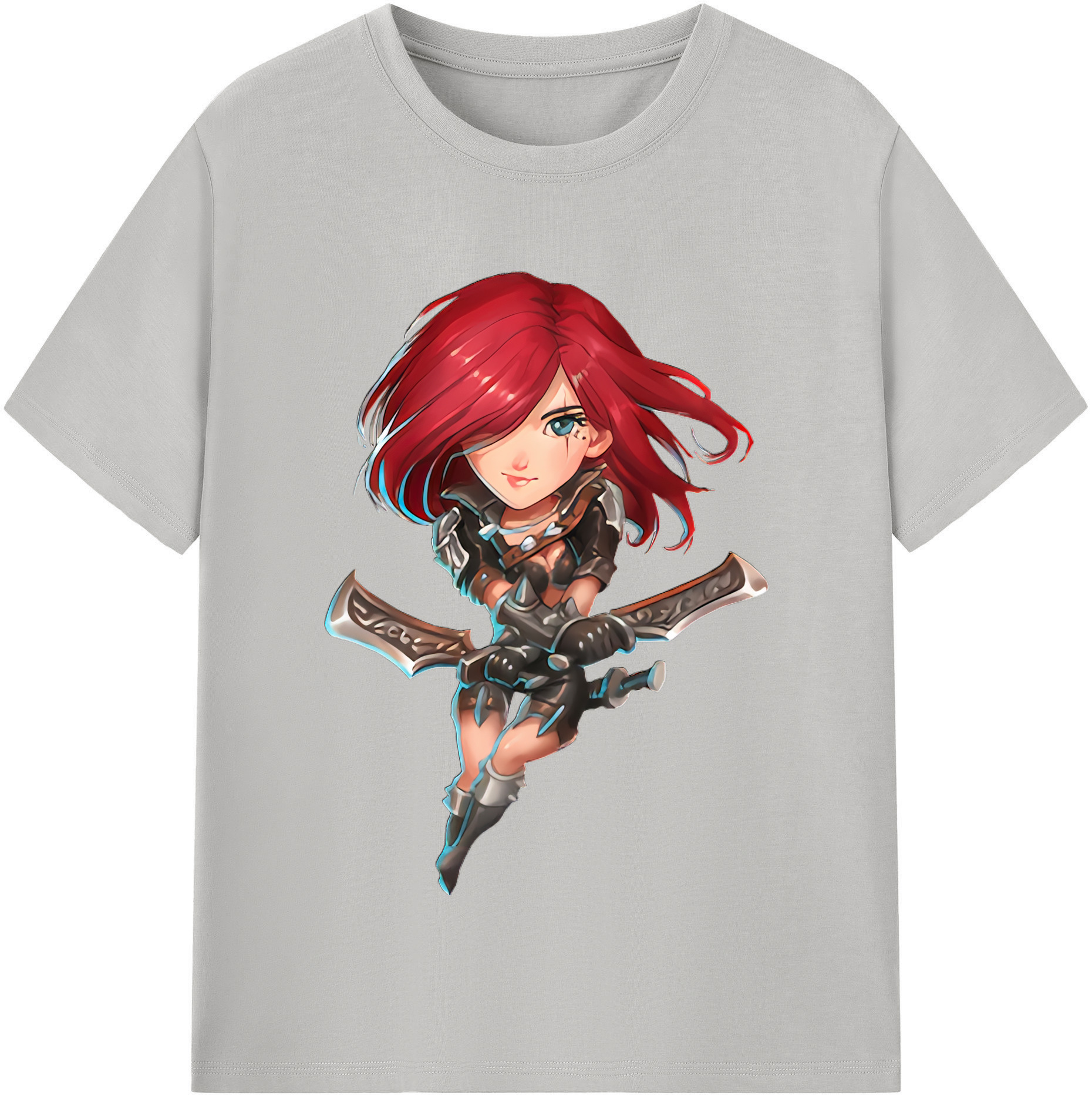 リーグ・オブ・レジェンド League of Legends LOL 綿100％半袖Tシャツ（フロントプリント）
