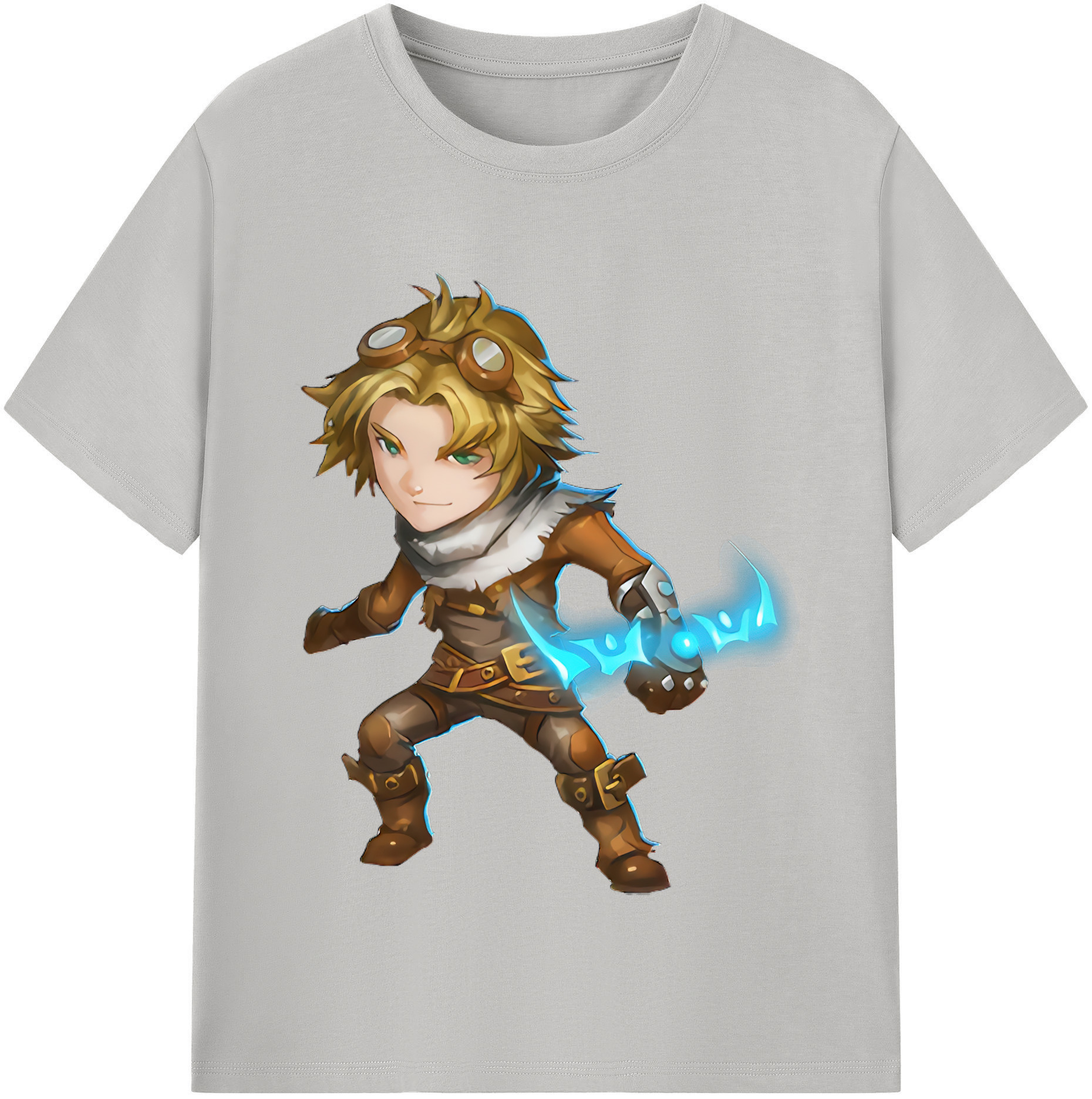 リーグ・オブ・レジェンド League of Legends LOL 綿100％半袖Tシャツ（フロントプリント）