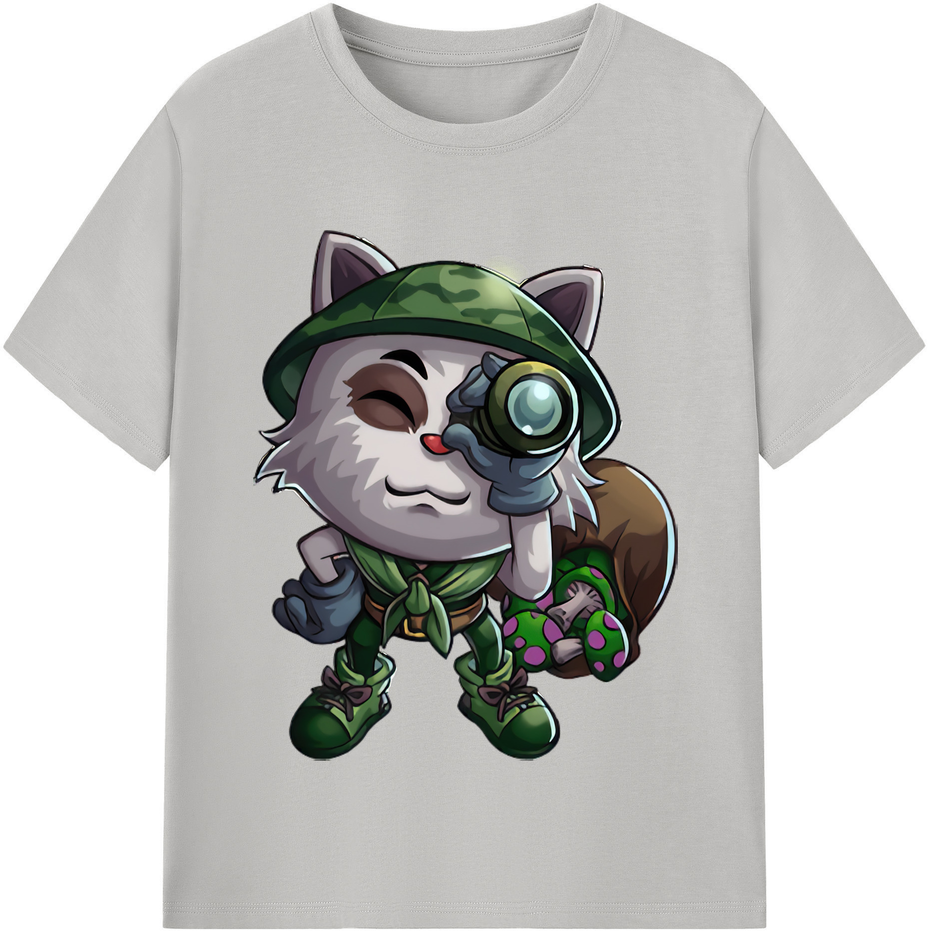 リーグ・オブ・レジェンド League of Legends LOL 綿100％半袖Tシャツ（フロントプリント）