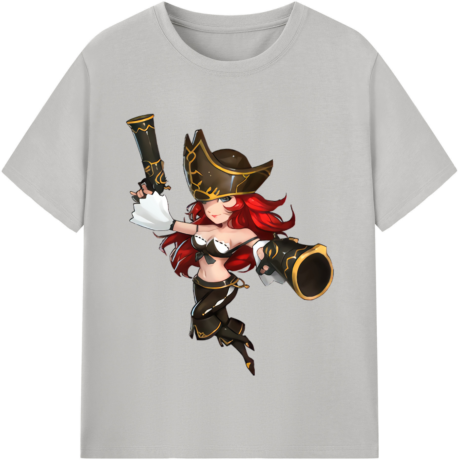 リーグ・オブ・レジェンド League of Legends LOL 綿100％半袖Tシャツ（フロントプリント）