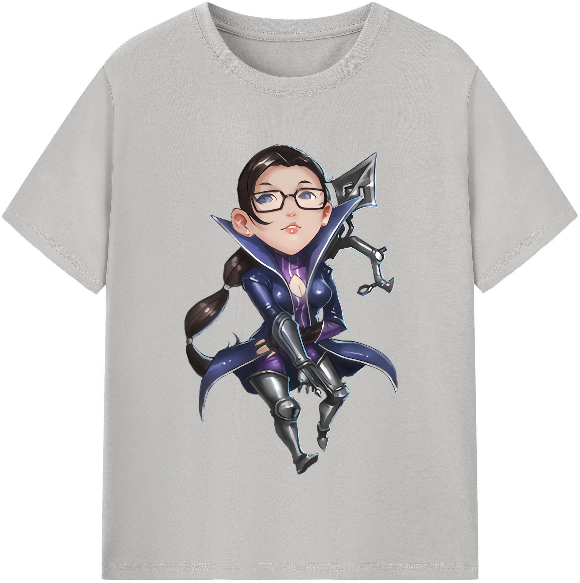 リーグ・オブ・レジェンド League of Legends LOL 綿100％半袖Tシャツ（フロントプリント）