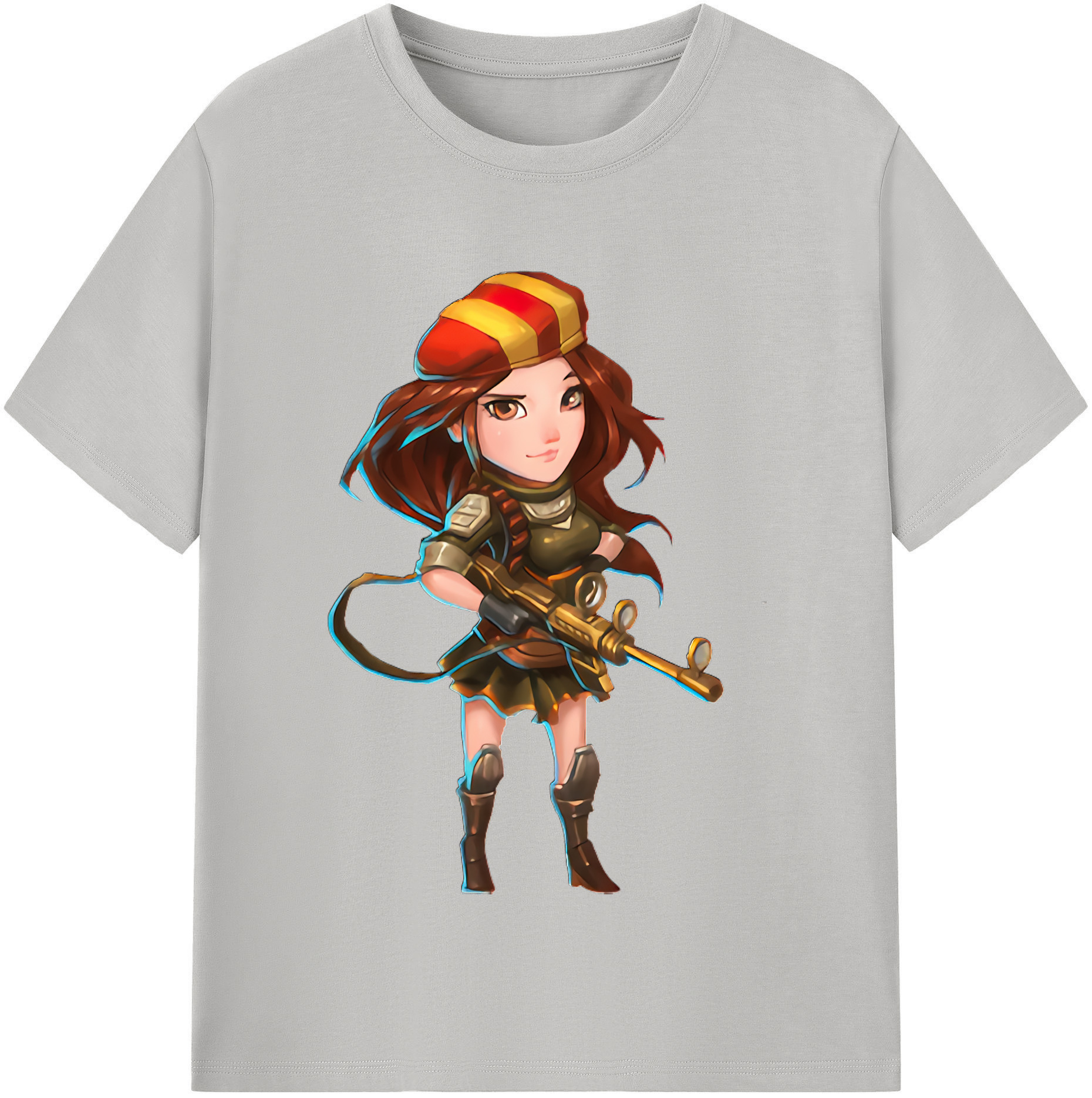 リーグ・オブ・レジェンド League of Legends LOL 綿100％半袖Tシャツ（フロントプリント）
