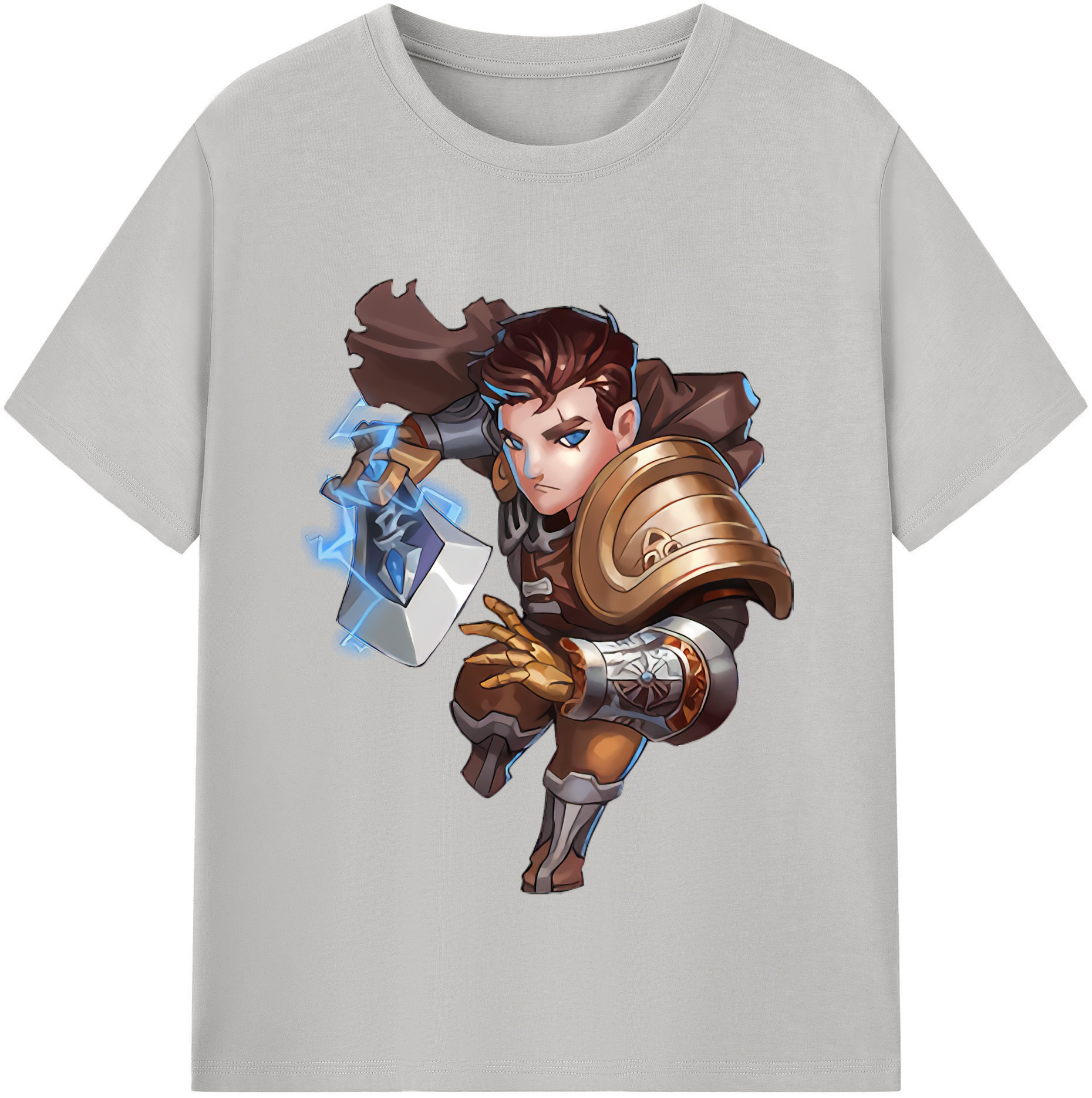 リーグ・オブ・レジェンド League of Legends LOL 綿100％半袖Tシャツ（フロントプリント）