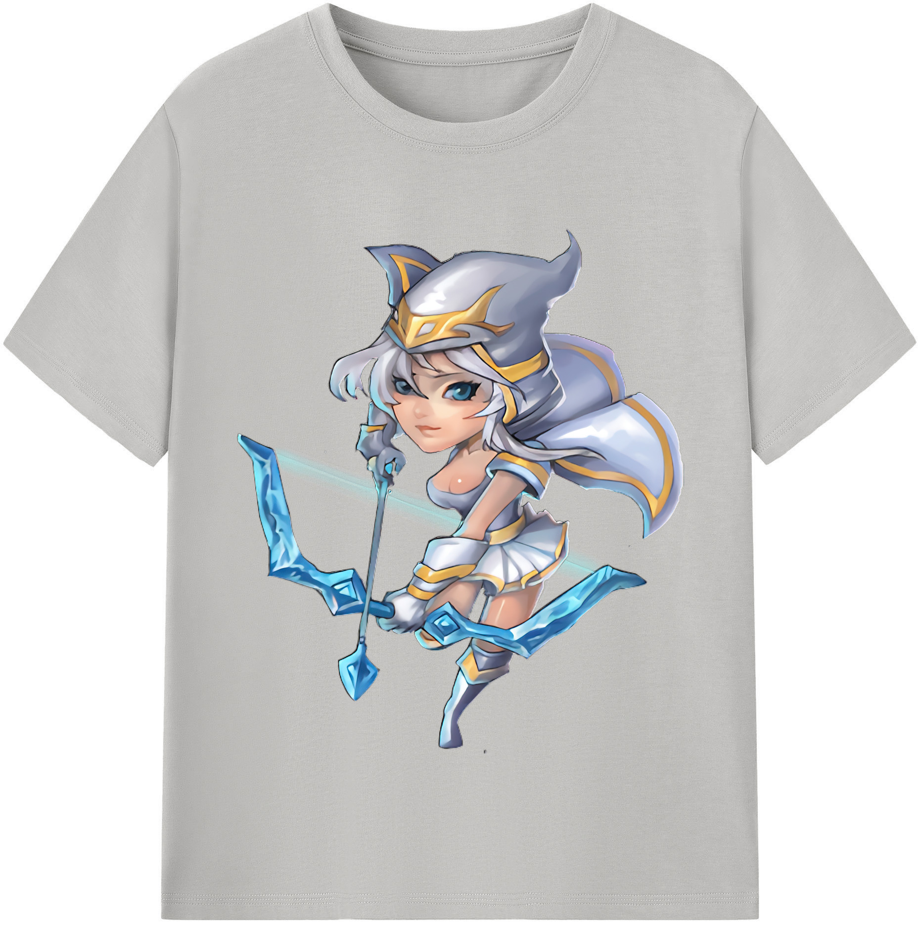 リーグ・オブ・レジェンド League of Legends LOL 綿100％半袖Tシャツ（フロントプリント）