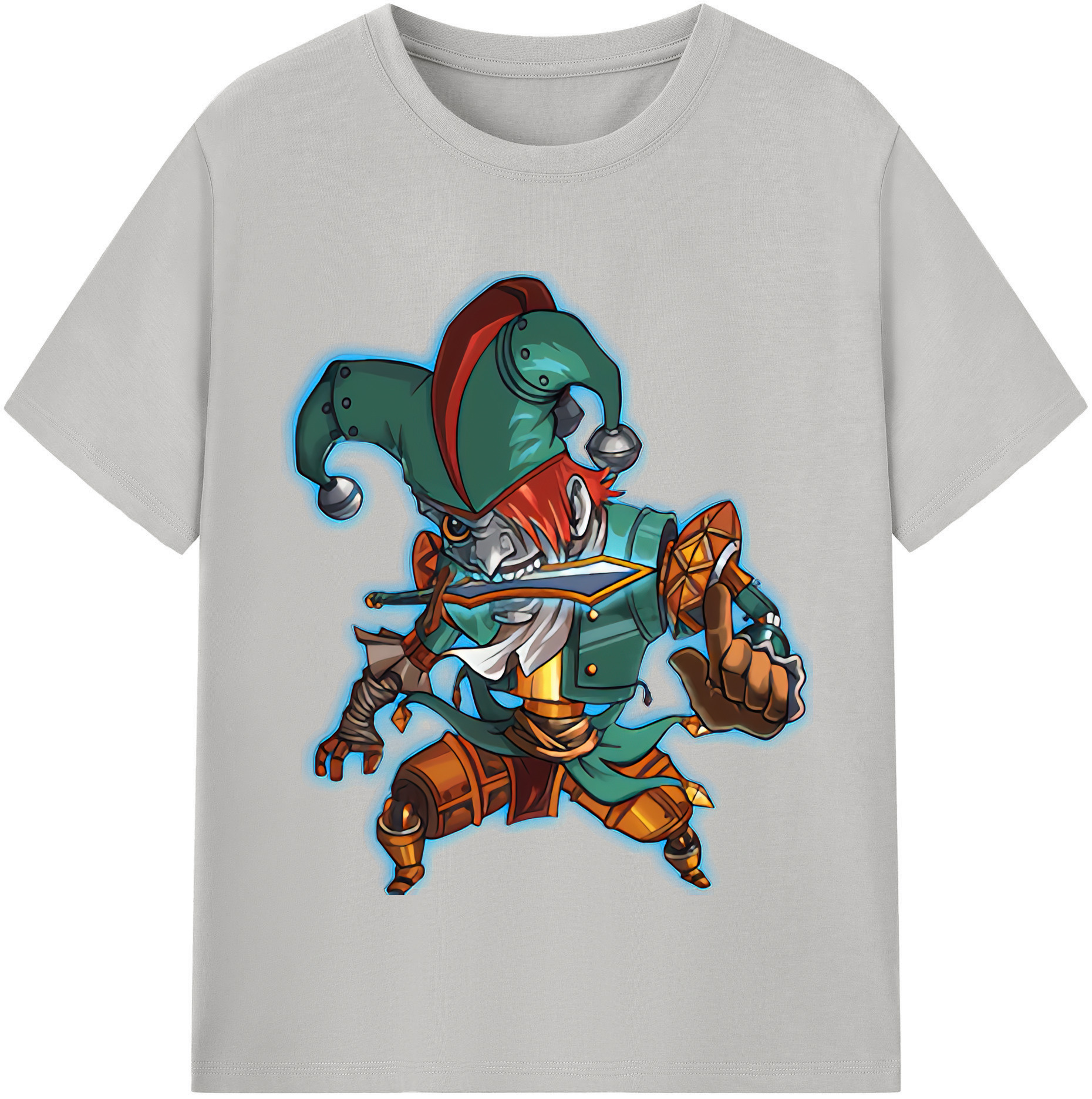 リーグ・オブ・レジェンド League of Legends LOL 綿100％半袖Tシャツ（フロントプリント）