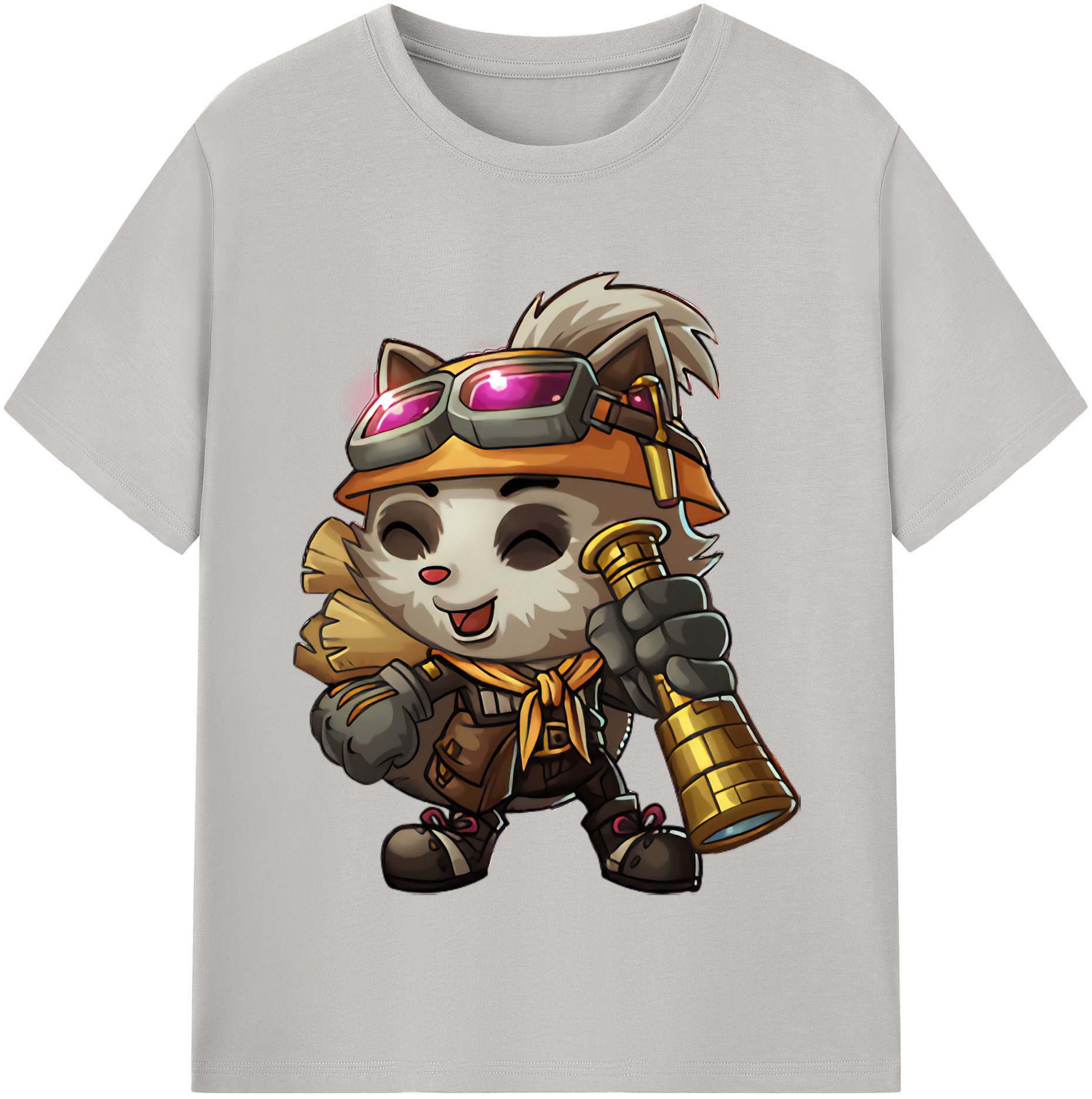リーグ・オブ・レジェンド League of Legends LOL 綿100％半袖Tシャツ（フロントプリント）