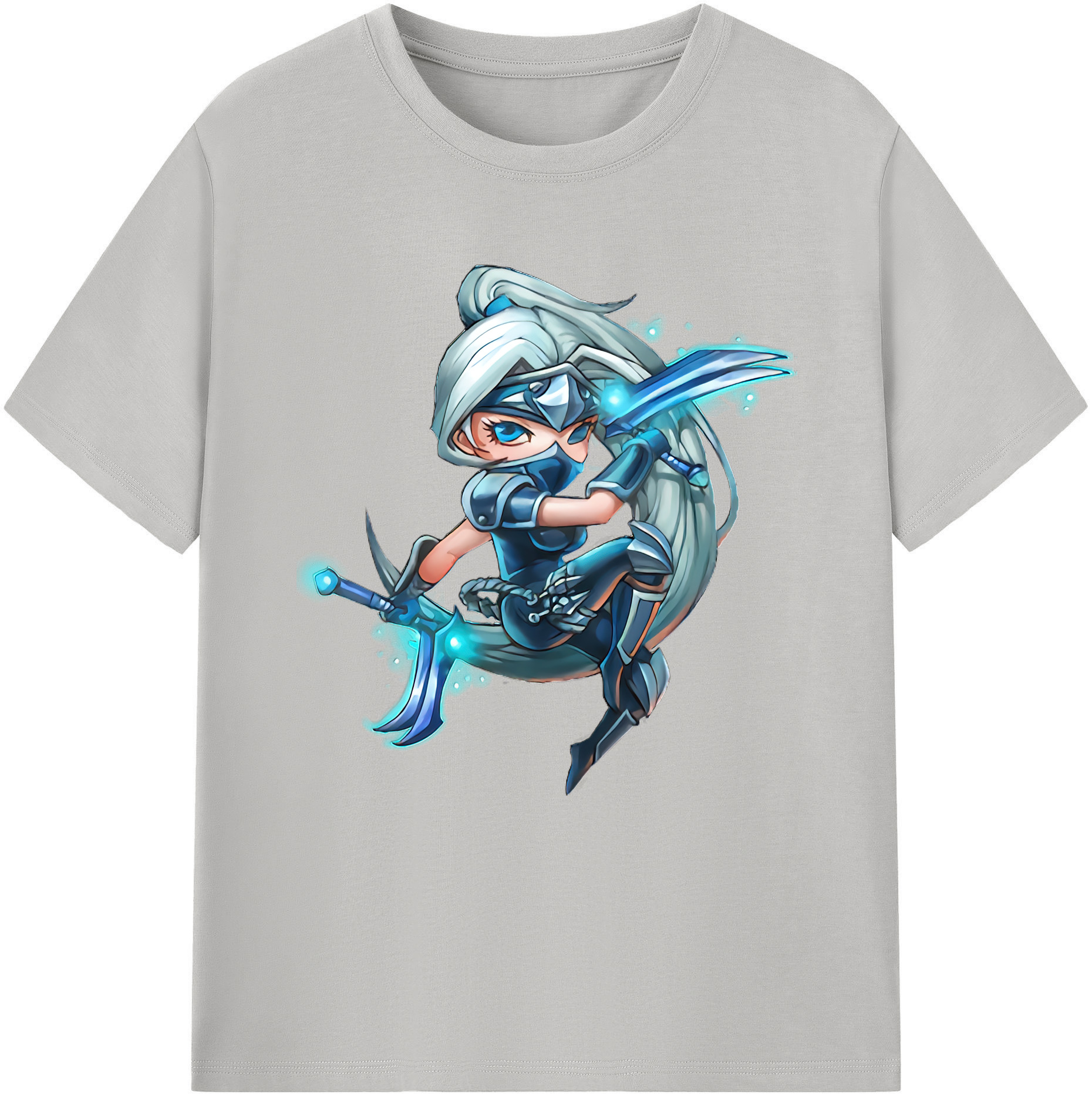 リーグ・オブ・レジェンド League of Legends LOL 綿100％半袖Tシャツ（フロントプリント）