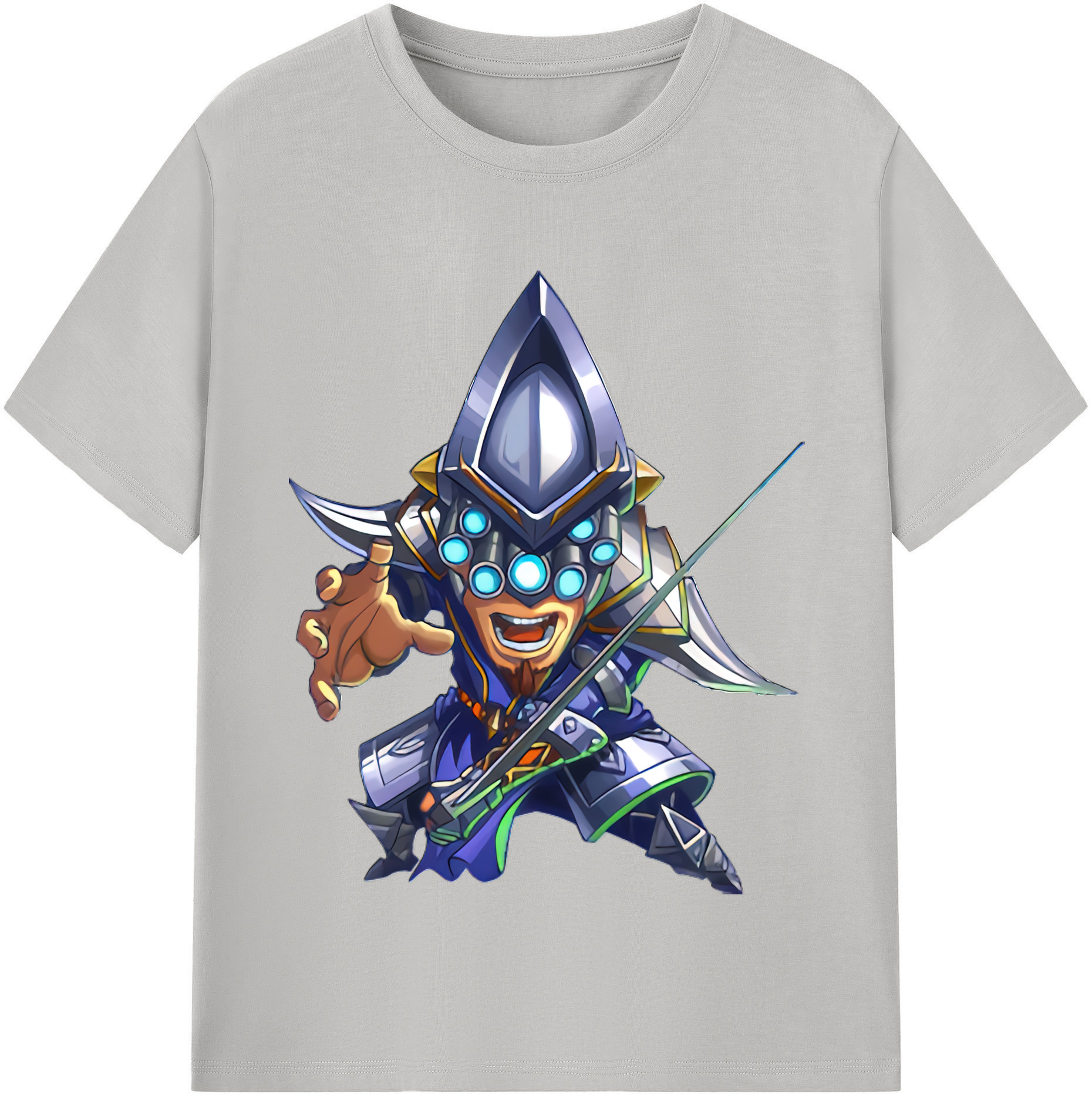 リーグ・オブ・レジェンド League of Legends LOL 綿100％半袖Tシャツ（フロントプリント）