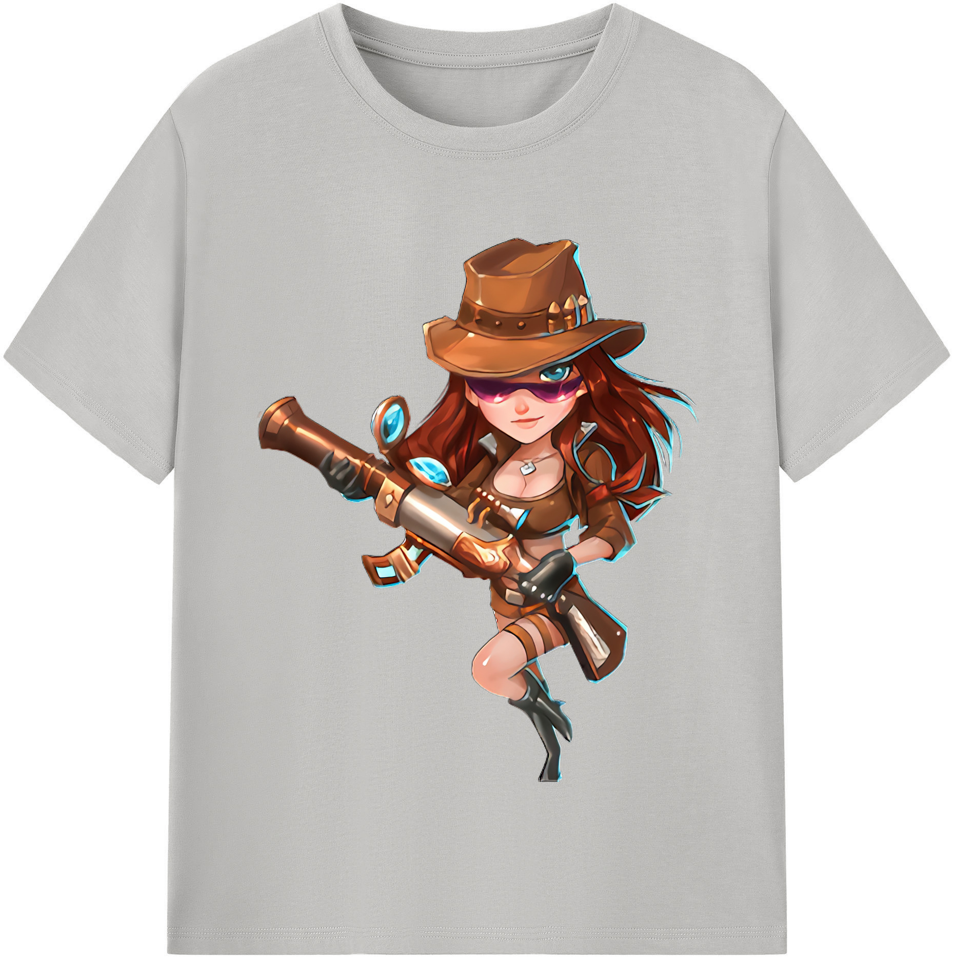 リーグ・オブ・レジェンド League of Legends LOL 綿100％半袖Tシャツ（フロントプリント）