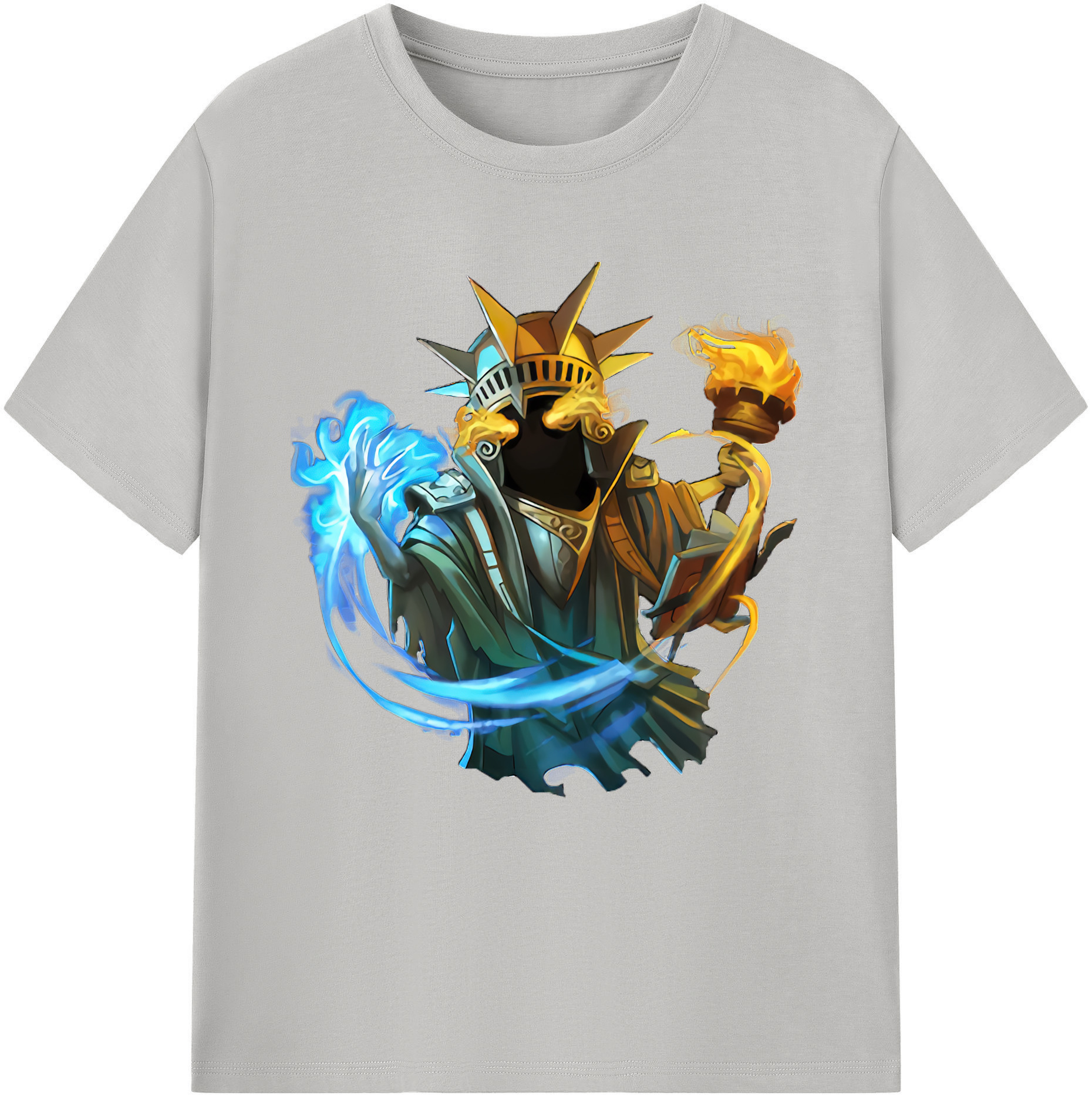 リーグ・オブ・レジェンド League of Legends LOL 綿100％半袖Tシャツ（フロントプリント）