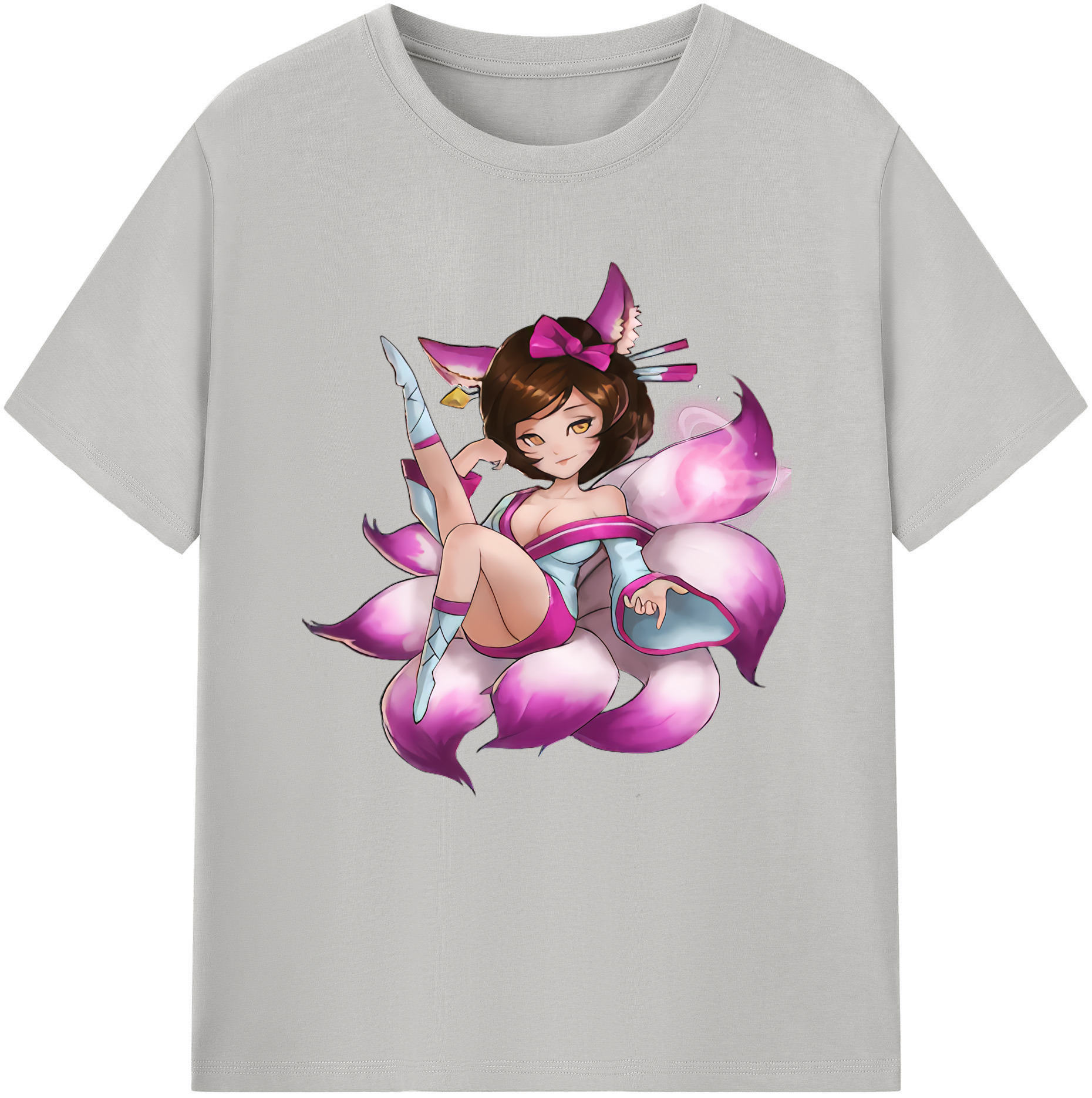 リーグ・オブ・レジェンド League of Legends LOL 綿100％半袖Tシャツ（フロントプリント）